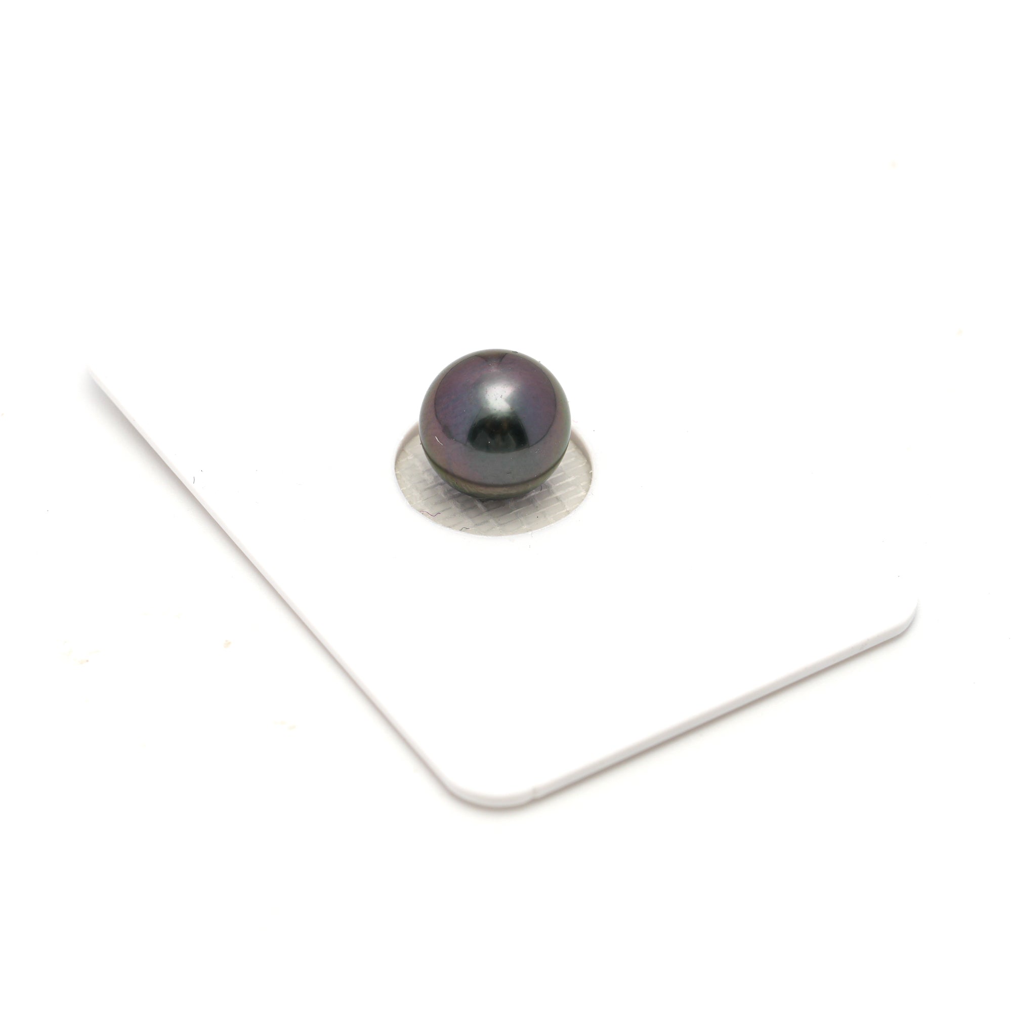 1pcs "High Luster" Purple 9.4mm - NR AAA Quality Tahitian Pearl Single LP2294 HL4