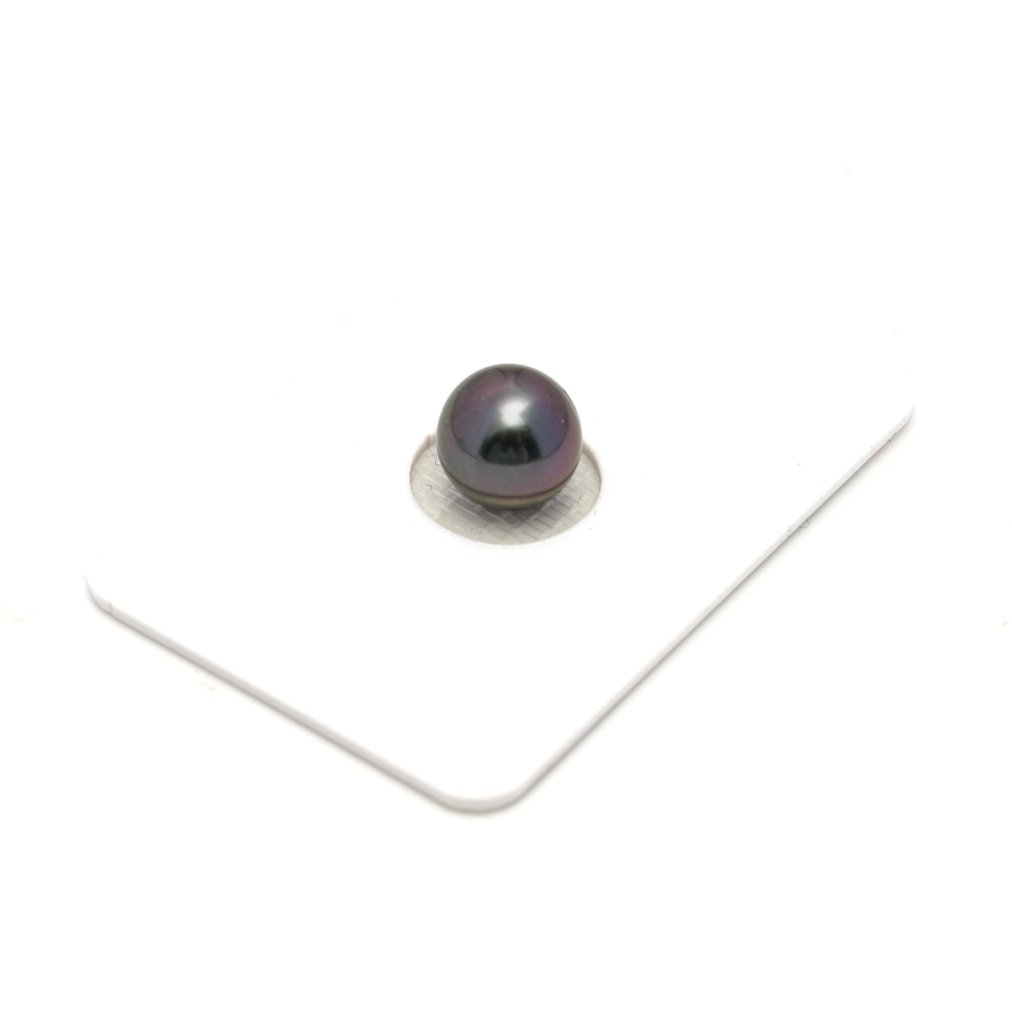1pcs "High Luster" Purple 9.4mm - NR AAA Quality Tahitian Pearl Single LP2294 HL4