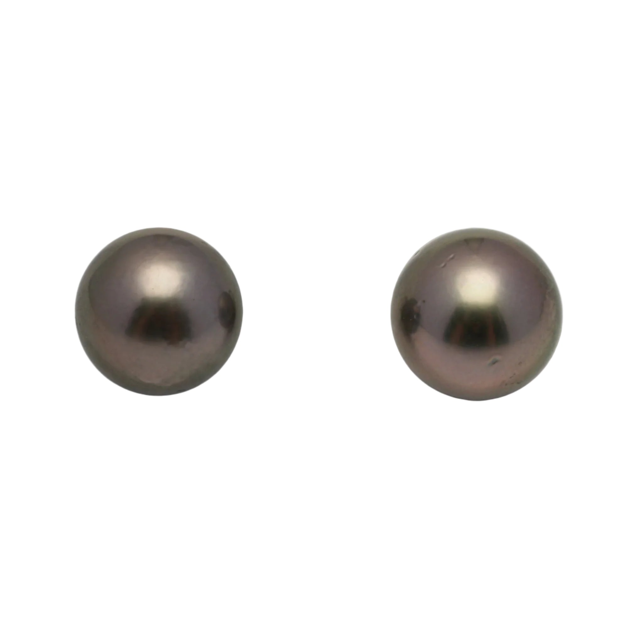 2pcs Dark 11.1-11.2mm - RSR AAA/AA Quality Tahitian Pearl Pair ER1506