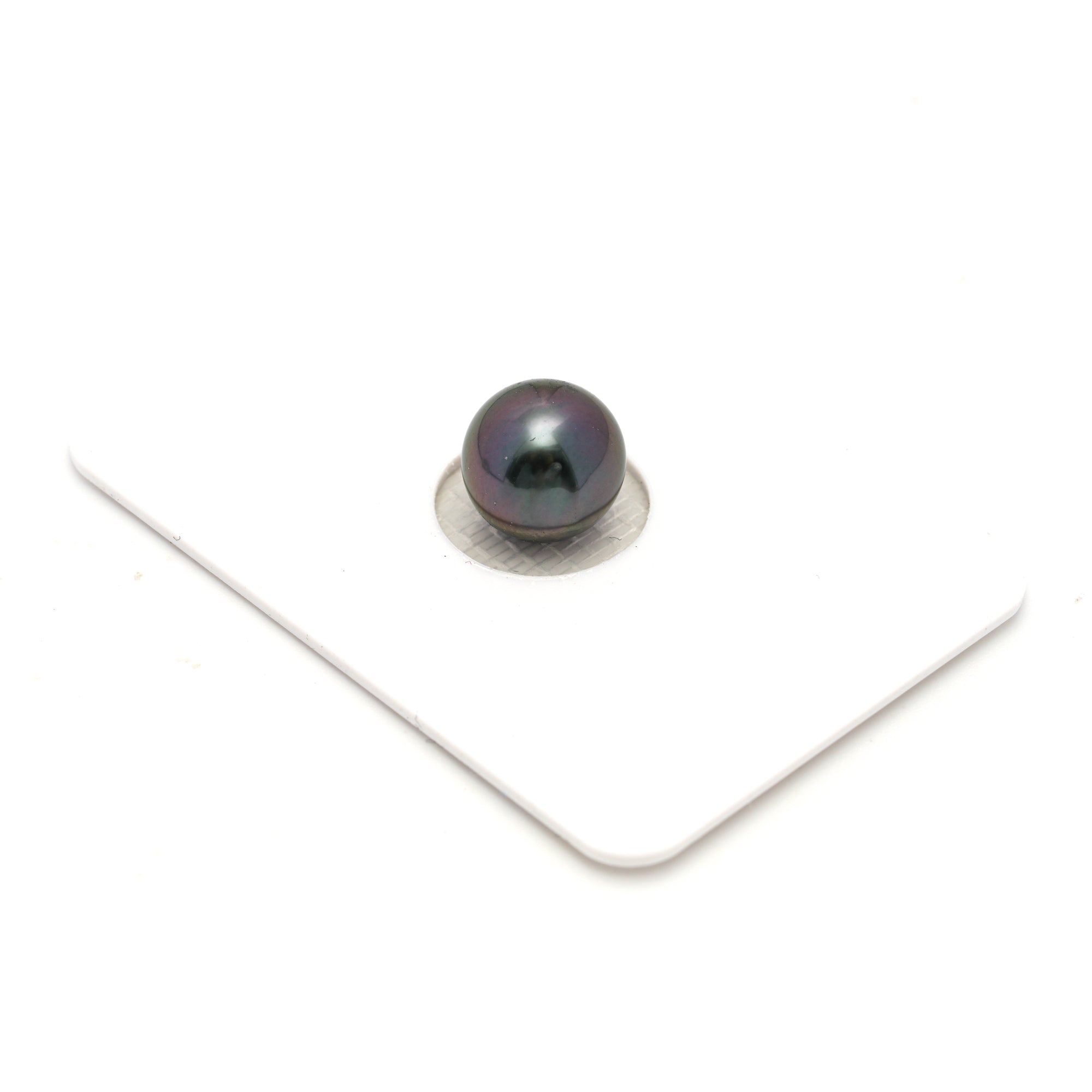 1pcs "High Luster" Purple 9.4mm - NR AAA Quality Tahitian Pearl Single LP2294 HL4