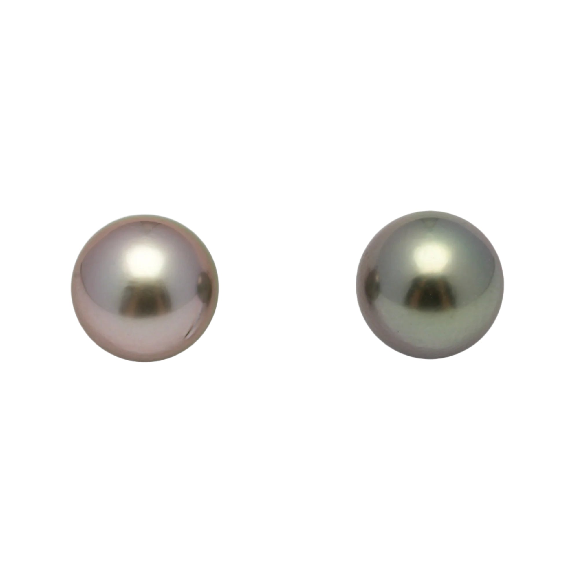 2pcs Light 11.2mm - RSR AAA/AA Quality Tahitian Pearl Pair ER1515 TH1