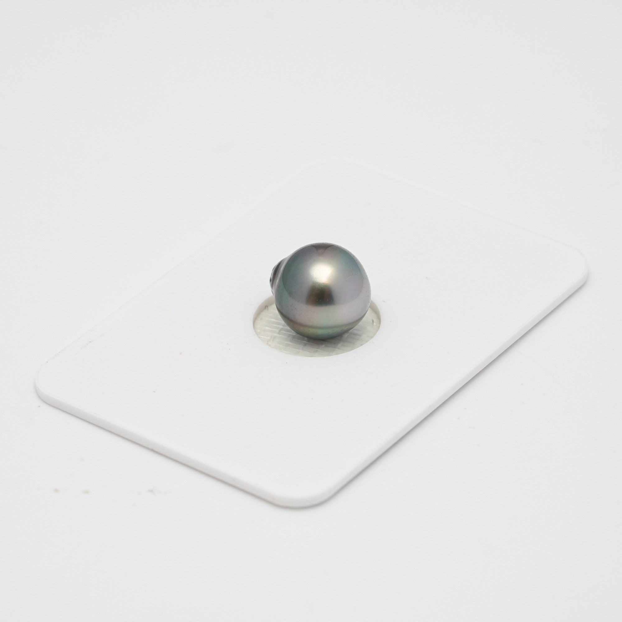 1pcs "High Luster" Light Green 9.3mm - SB AAA Quality Tahitian Pearl Single LP1716 OR9