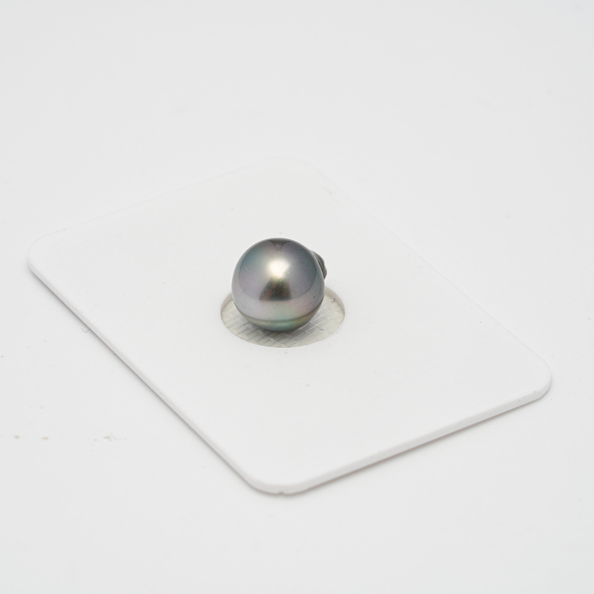 1pcs "High Luster" Light Green 9.3mm - SB AAA Quality Tahitian Pearl Single LP1716 OR9