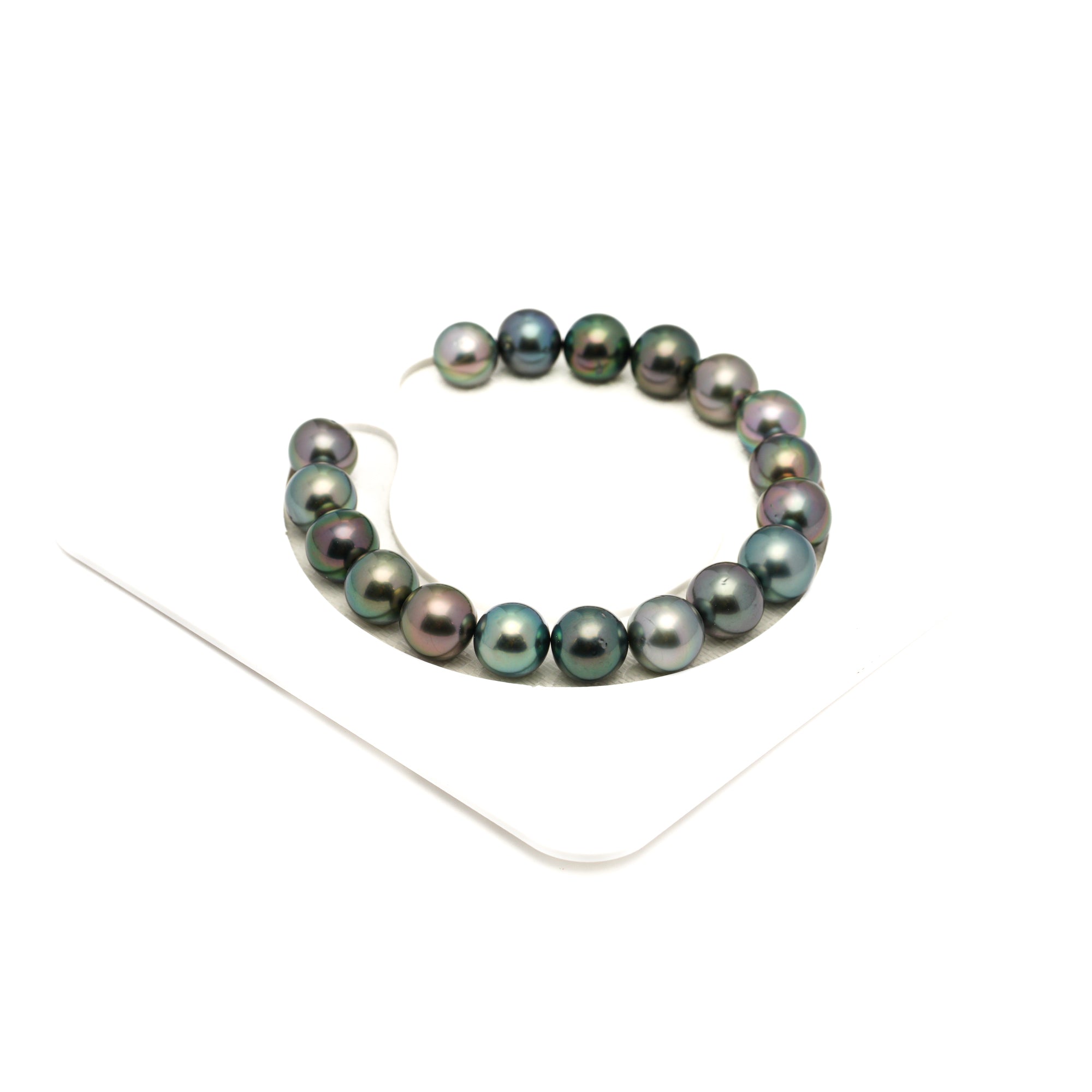 18pcs "High Luster" Multicolor 9-10mm - NR AAA/AA Quality Tahitian Pearl Bracelet BR2444 LP1