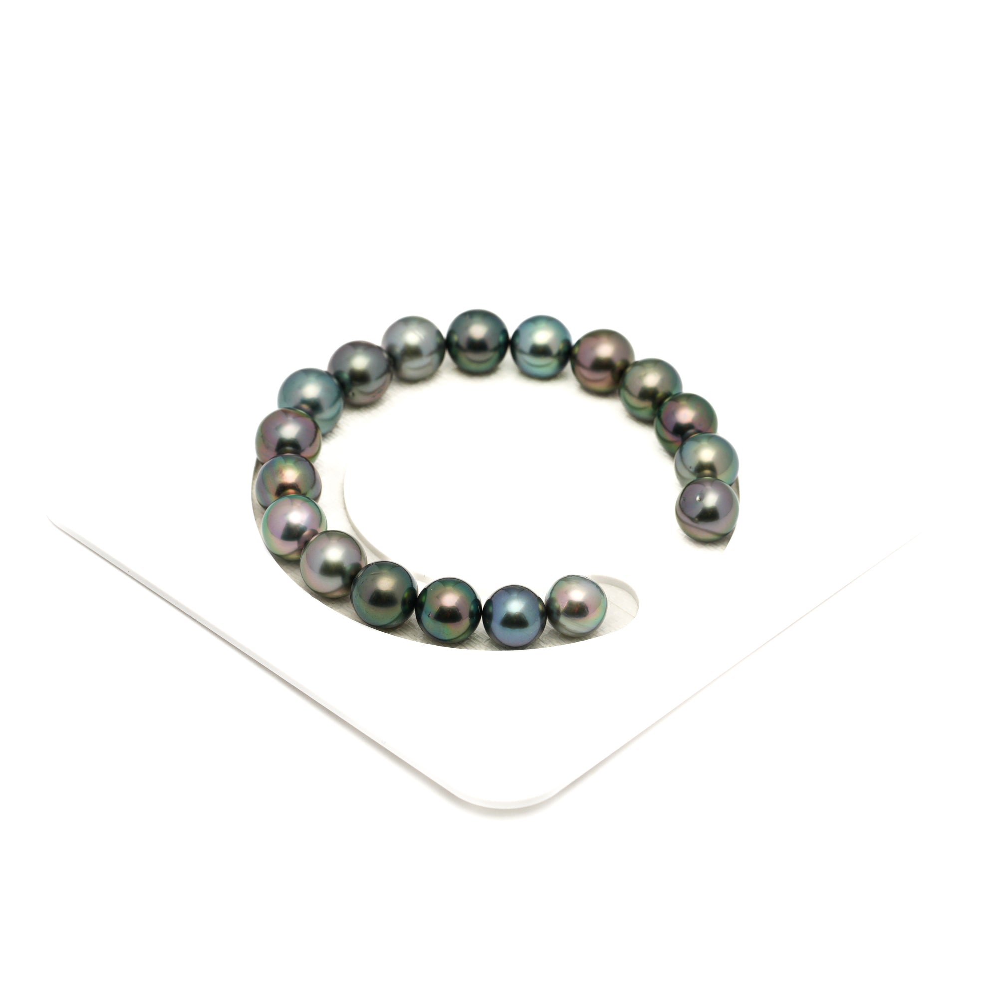 18pcs "High Luster" Multicolor 9-10mm - NR AAA/AA Quality Tahitian Pearl Bracelet BR2444 LP1