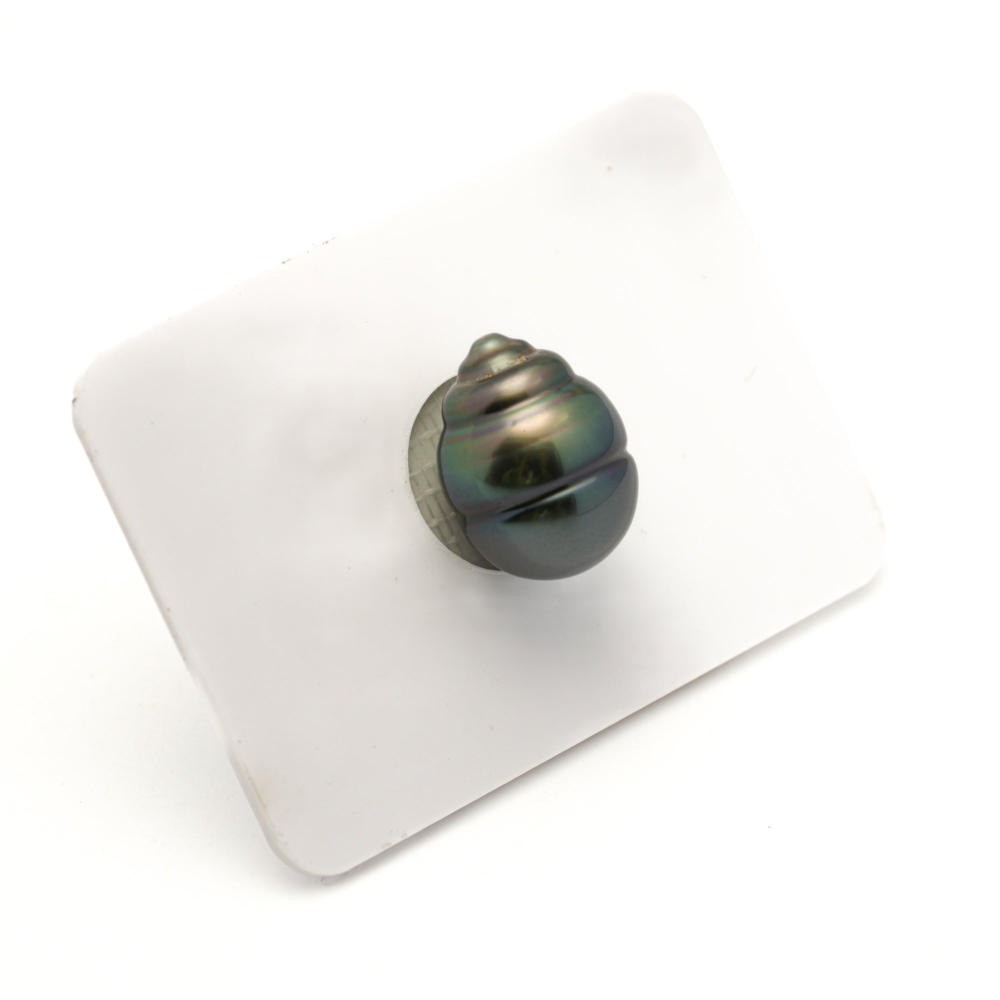 1pcs "Mid Luster" Green 11.4mm - CL AAA/AA Quality Tahitian Pearl Single LP2569 LP4