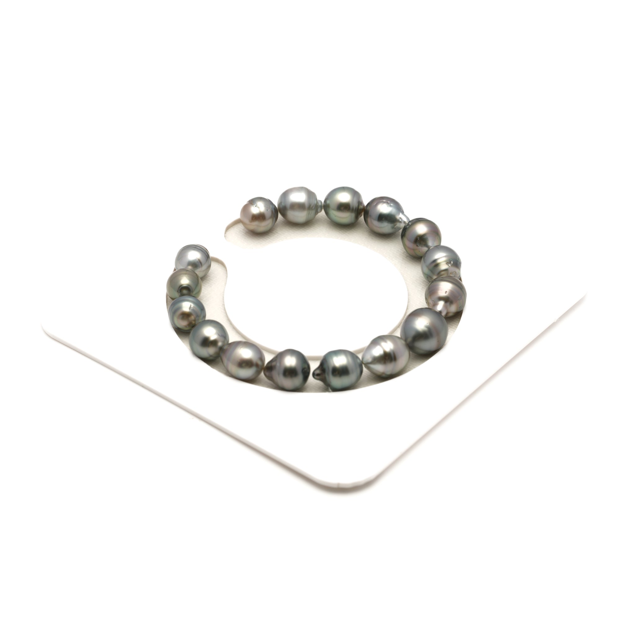 16pcs Light Mix 8-11mm - SB/CL AAA/AA Quality Tahitian Pearl Bracelet BR2526 LP4