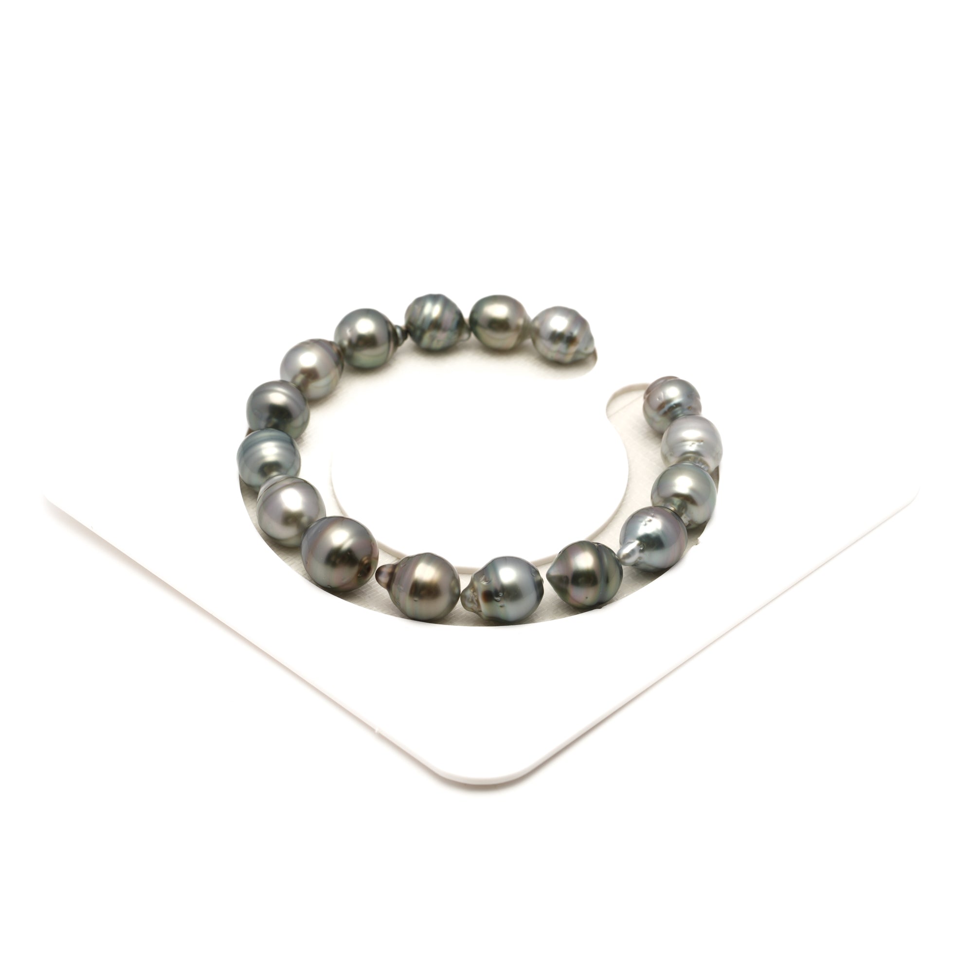 16pcs Light Mix 8-11mm - SB/CL AAA/AA Quality Tahitian Pearl Bracelet BR2526 LP4