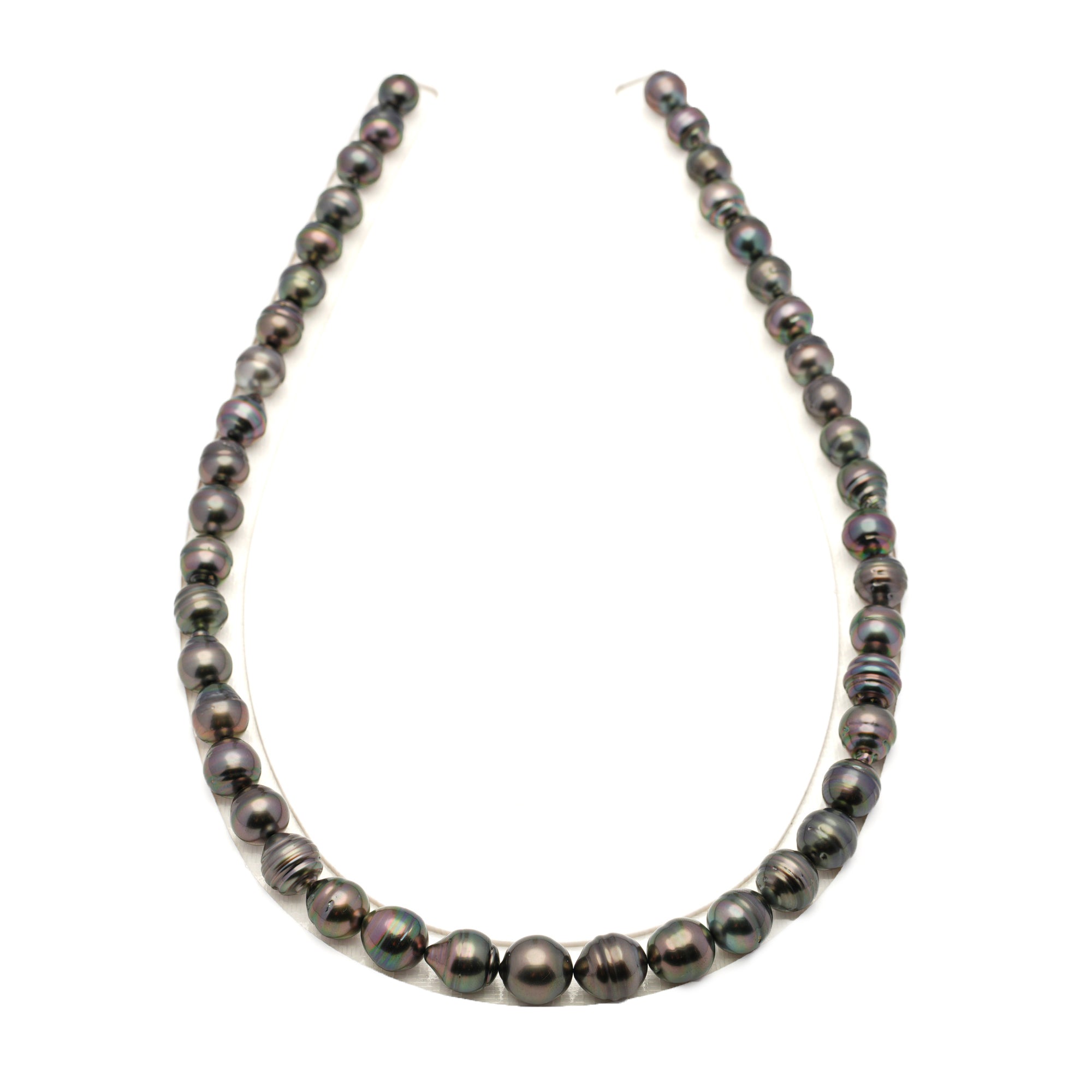 44pcs Tahitian Pearl Necklace NL1795 LP4