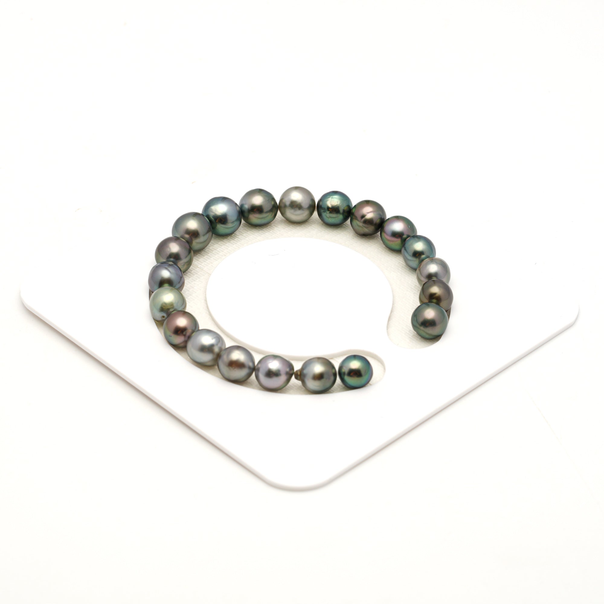 20pcs Multicolor 8-10mm - SR/NR AAA/AA Quality Tahitian Pearl Bracelet BR2532 LP4