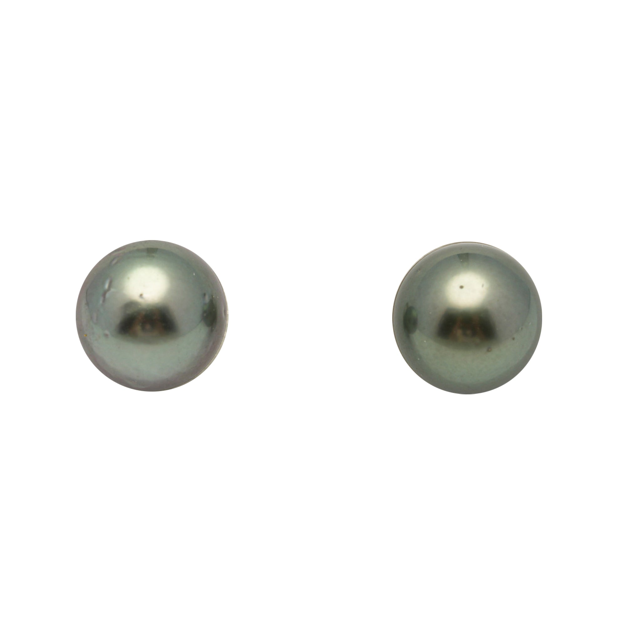 2pcs Green 10.3mm - RSR AAA/AA Quality Tahitian Pearl Pair ER1959 LP3