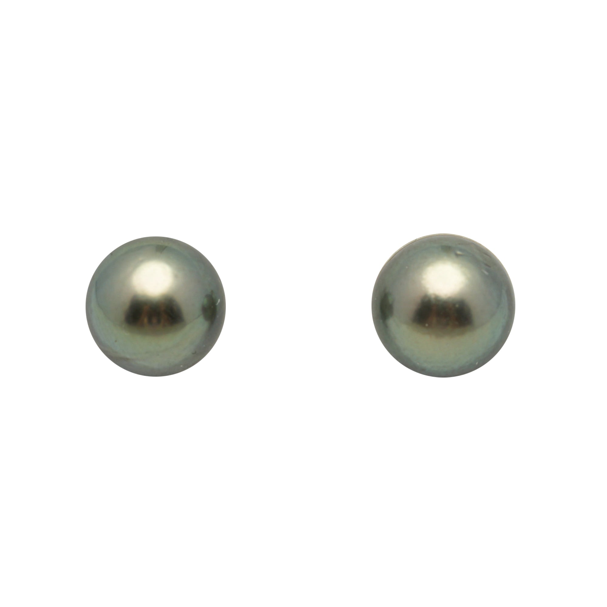 2pcs Green 10.4-10.5mm - RSR AA/AAA Quality Tahitian Pearl Pair ER1960 LP3
