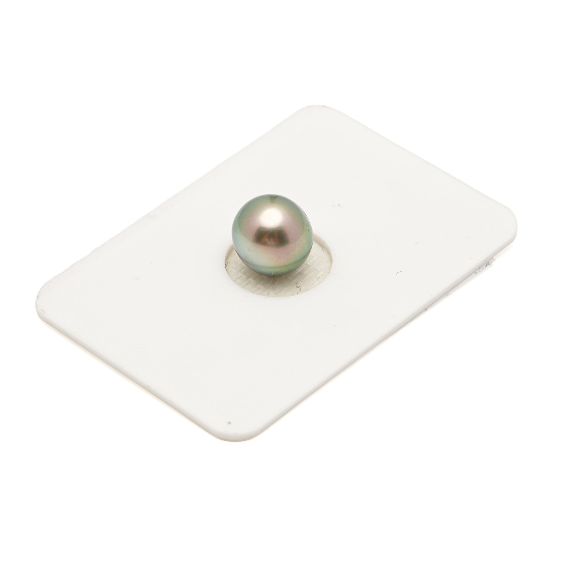 1pcs "High Luster" Light Green 9mm - SB AA/AAA Quality Tahitian Pearl Single LP2582 LP3