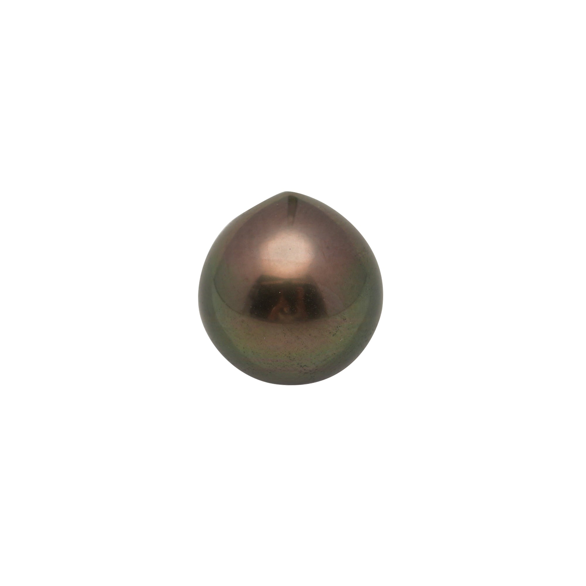 1pcs Brown Green 12.8mm - DROP TOP/AAA Quality Tahitian Pearl Single LP2580 LP3