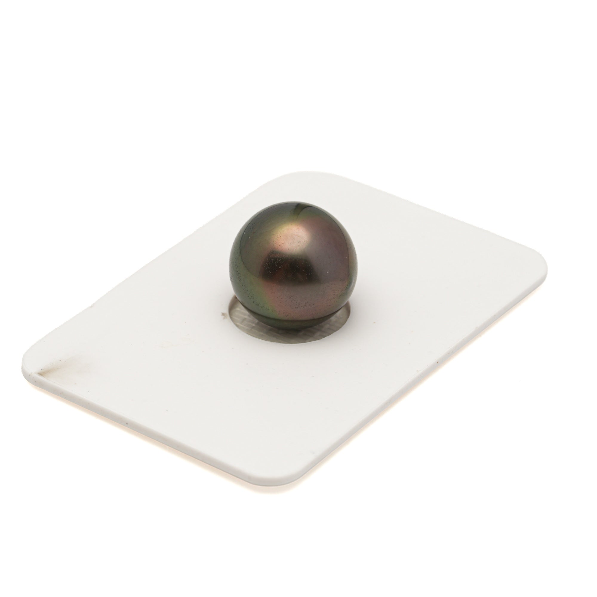 1pcs Brown Green 12.8mm - DROP TOP/AAA Quality Tahitian Pearl Single LP2580 LP3