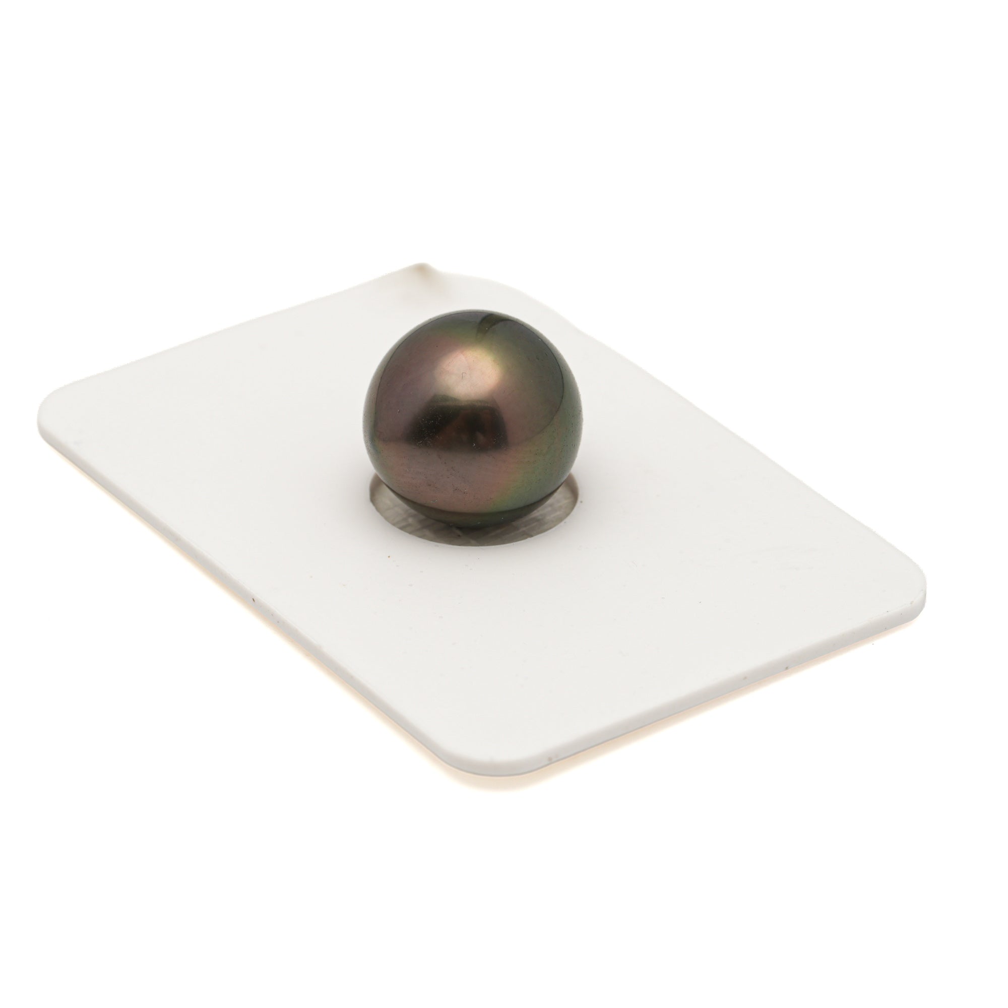 1pcs Brown Green 12.8mm - DROP TOP/AAA Quality Tahitian Pearl Single LP2580 LP3
