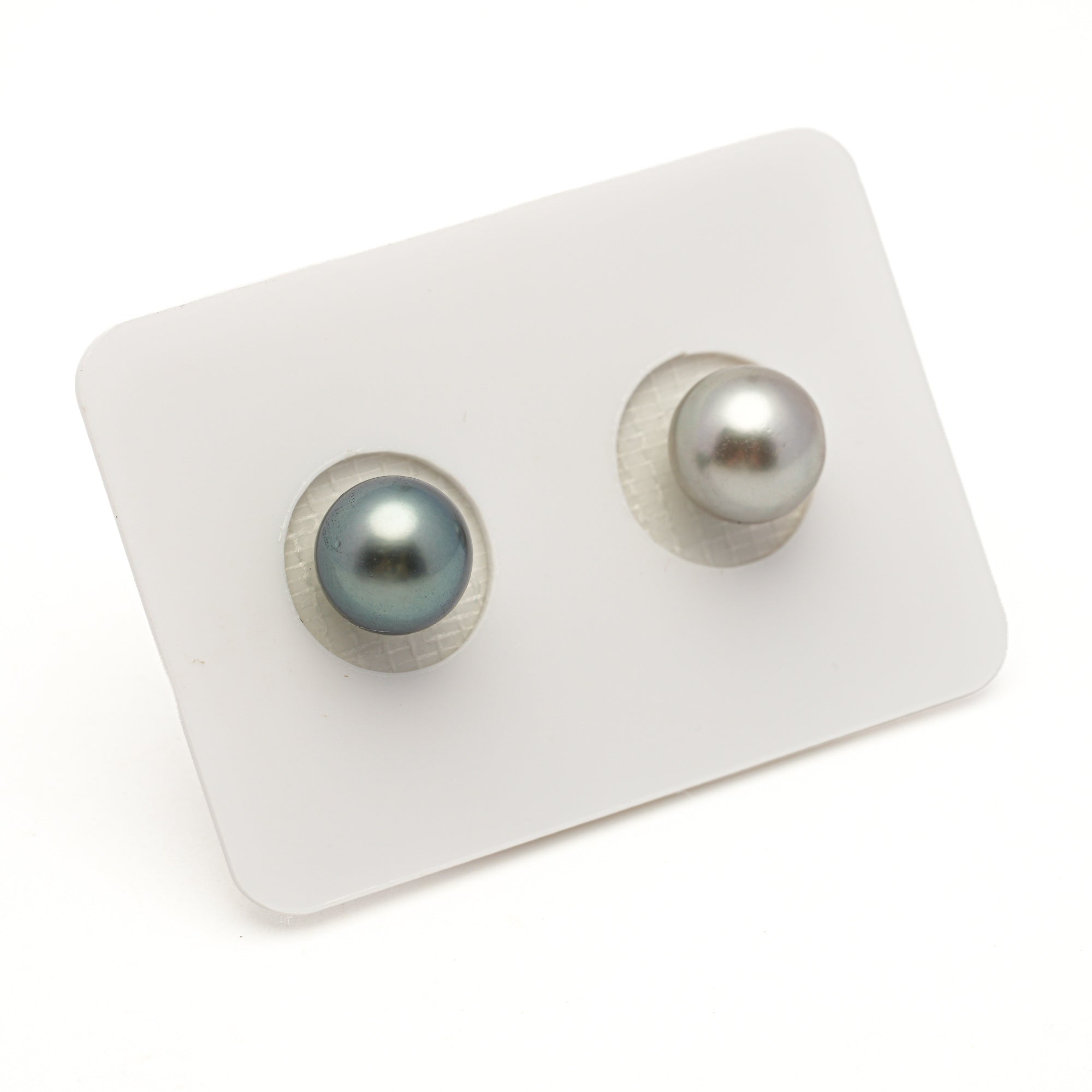 2pcs "High Luster" Multicolor 8.6-8.8mm - SR AAA/AA Quality Tahitian Pearl Pair ER1968 LP3