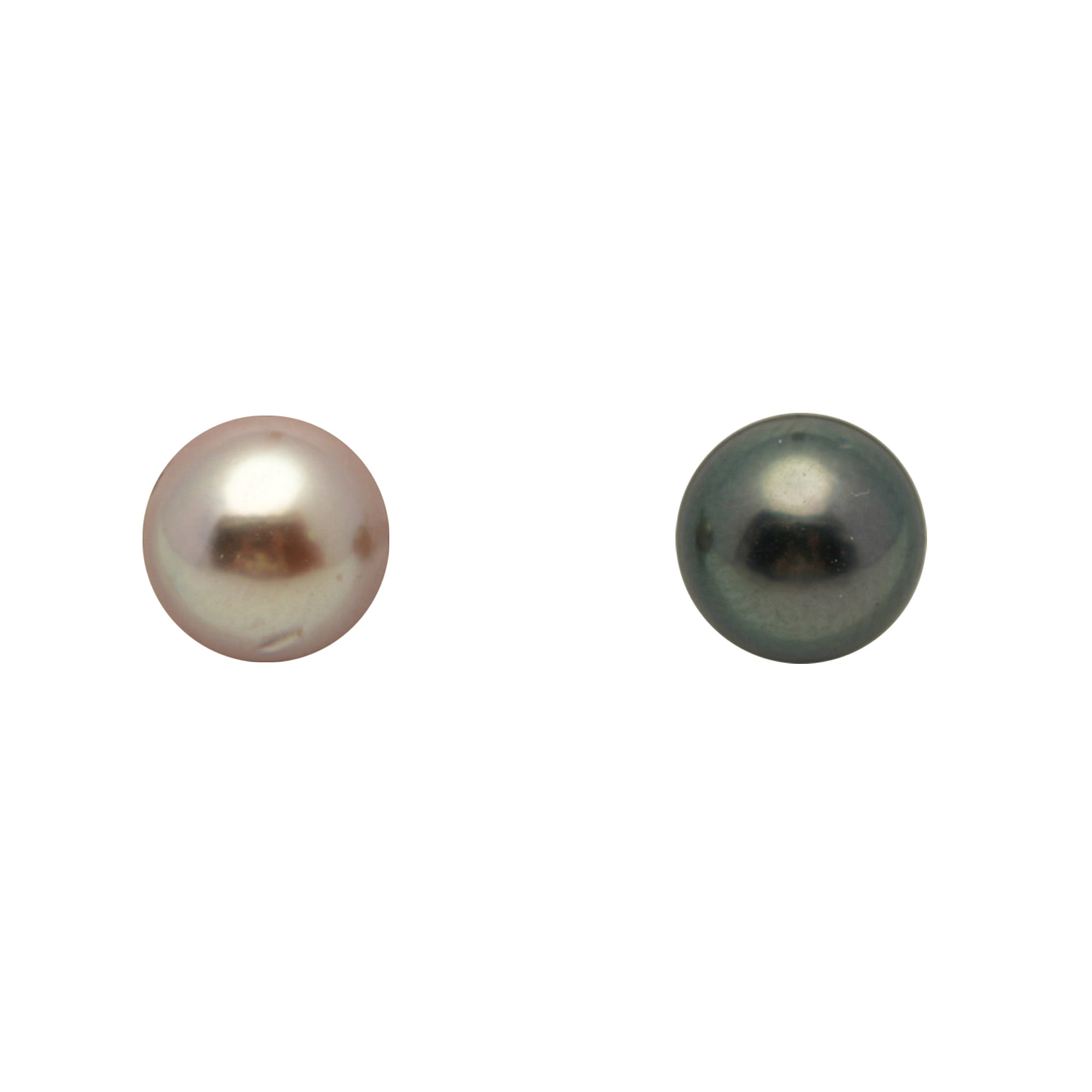 2pcs Multicolor 8.1mm - SR AAA Quality Tahitian Pearl Pair ER1980 LP3