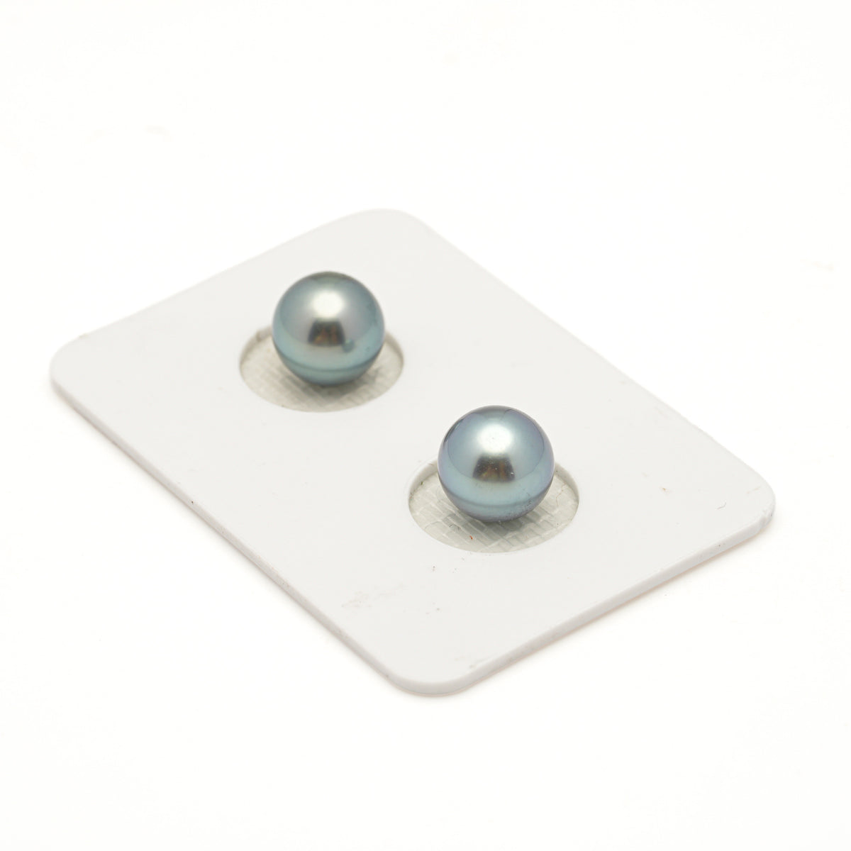 2pcs Blue 8.4-8.5mm - RSR AAA Quality Tahitian Pearl Pair ER1985 LP5