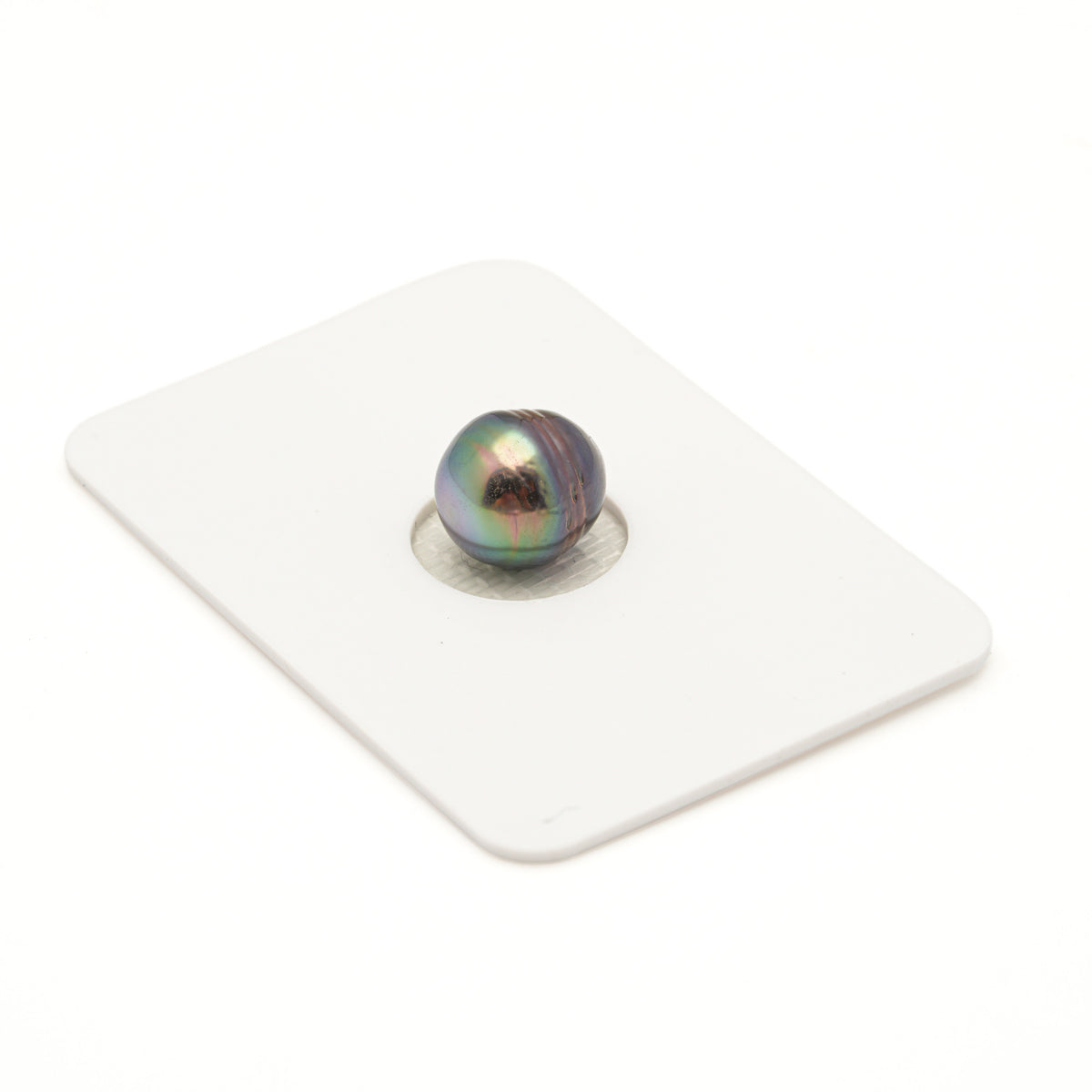 1pcs "High Luster" Purple Green 9.1mm - CL AAA/AA Quality Tahitian Pearl Single LP2594 LP5