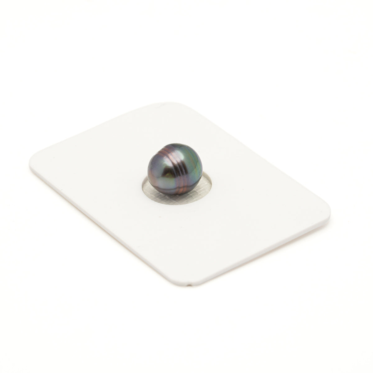 1pcs "High Luster" Purple Green 9.1mm - CL AAA/AA Quality Tahitian Pearl Single LP2594 LP5