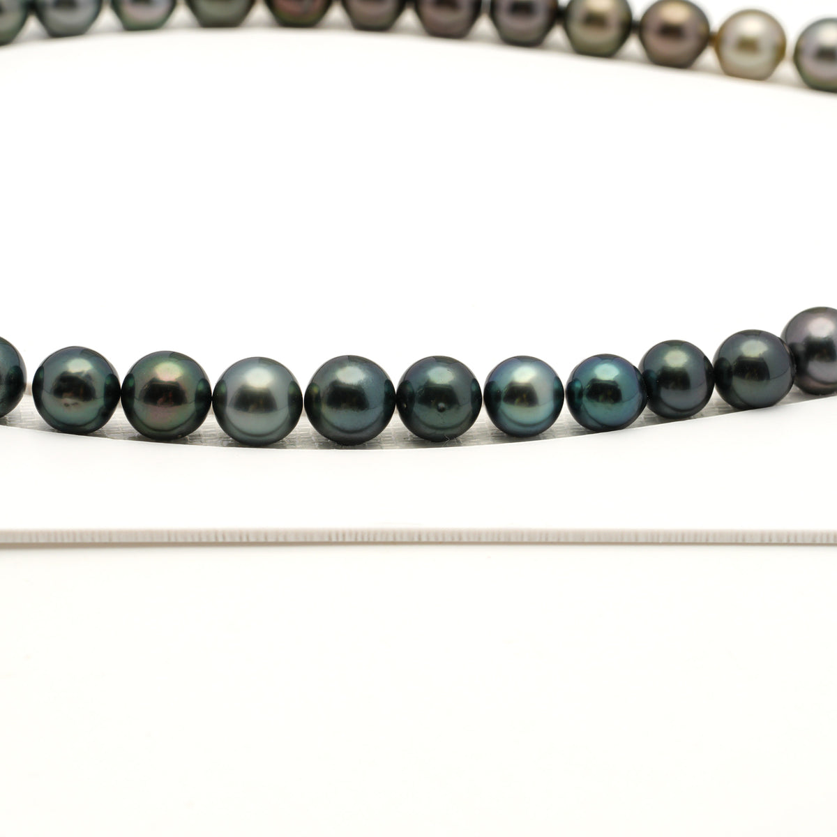 45pcs Multicolor 8-10mm - SR/NR AAA/AA Quality Tahitian Pearl Necklace NL1802 LP5