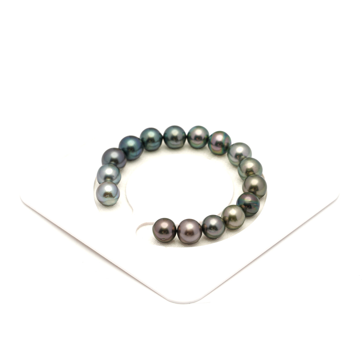 16pcs Multicolor 9-10mm - SR/NR AAA/AA Quality Tahitian Pearl Bracelet BR2548 LP5