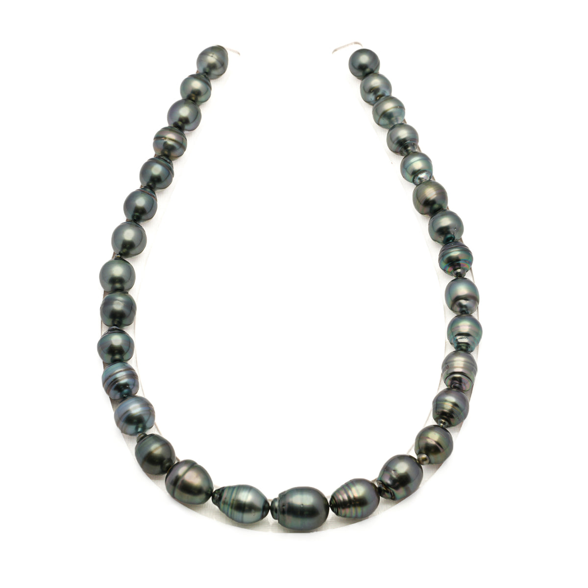31pcs Blue 11-13mm - SB/CL AAA Quality Tahitian Pearl Necklace NL1807 LP5