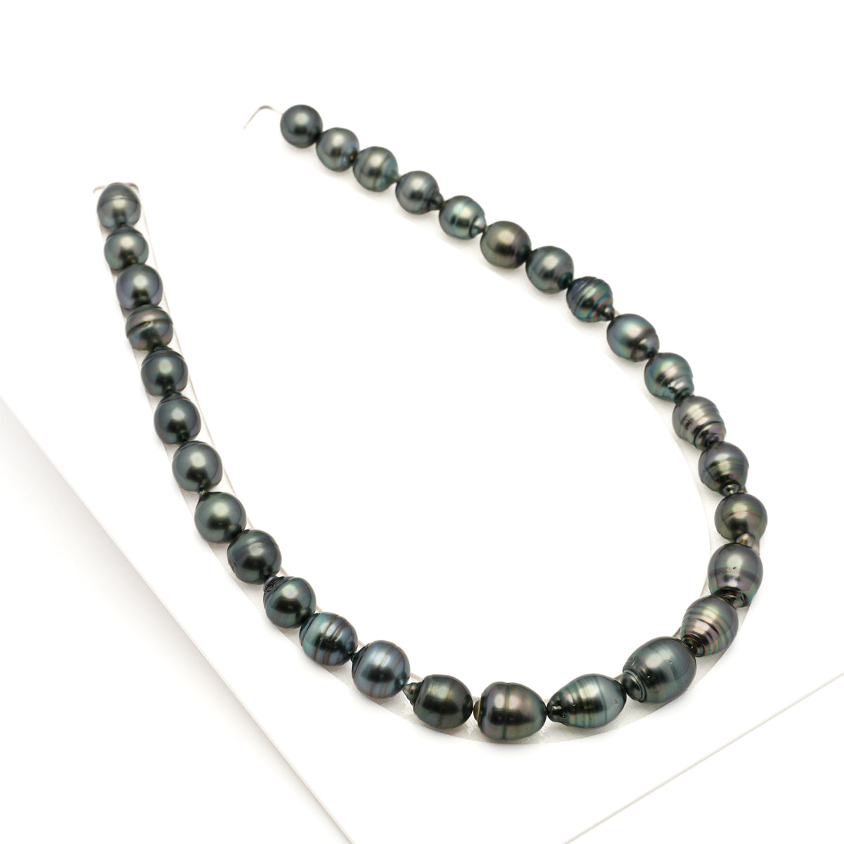 31pcs Blue 11-13mm - SB/CL AAA Quality Tahitian Pearl Necklace NL1807 LP5