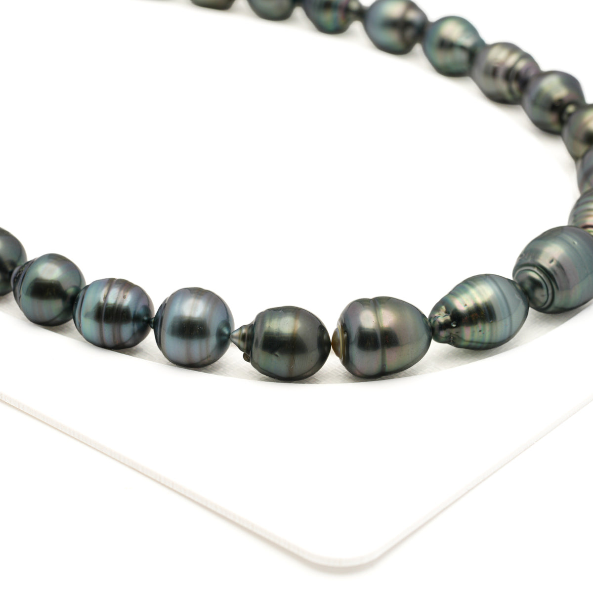 31pcs Blue 11-13mm - SB/CL AAA Quality Tahitian Pearl Necklace NL1807 LP5