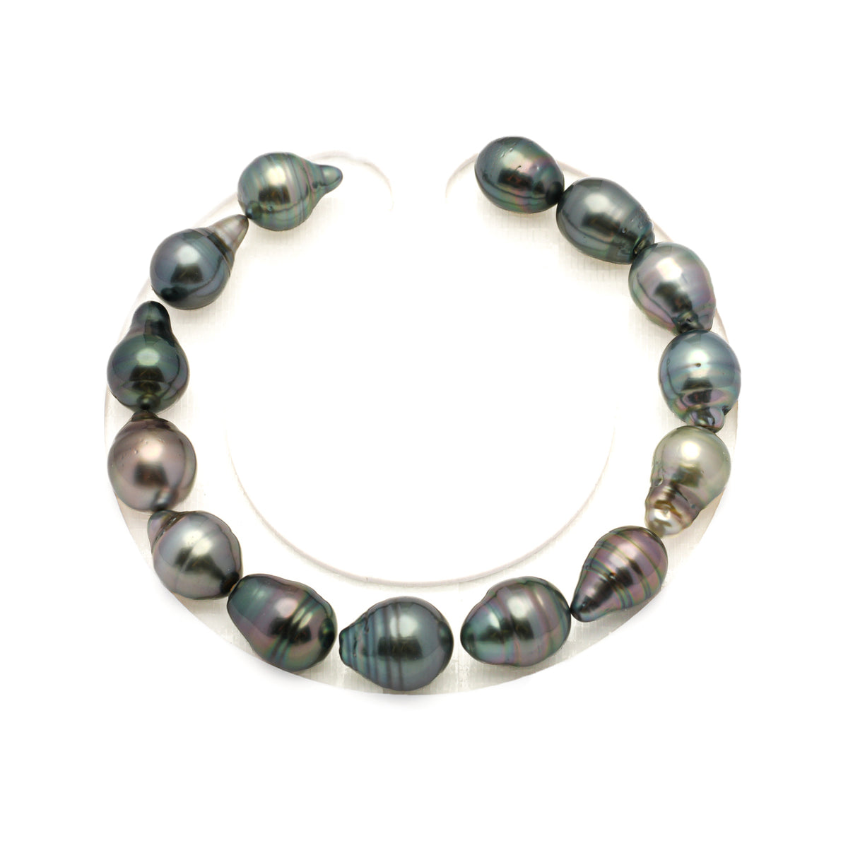 14pcs Multicolor 8-10mm - CL AA/AAA Quality Tahitian Pearl Bracelet BR2562 LP5 LP5