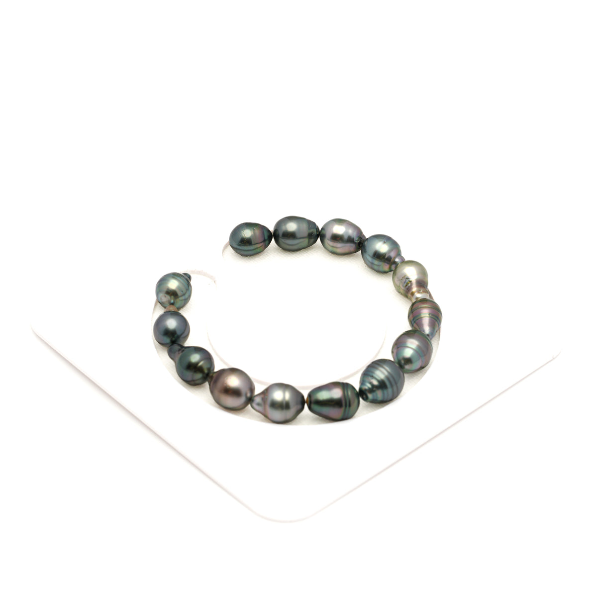 14pcs Multicolor 8-10mm - CL AA/AAA Quality Tahitian Pearl Bracelet BR2562 LP5 LP5