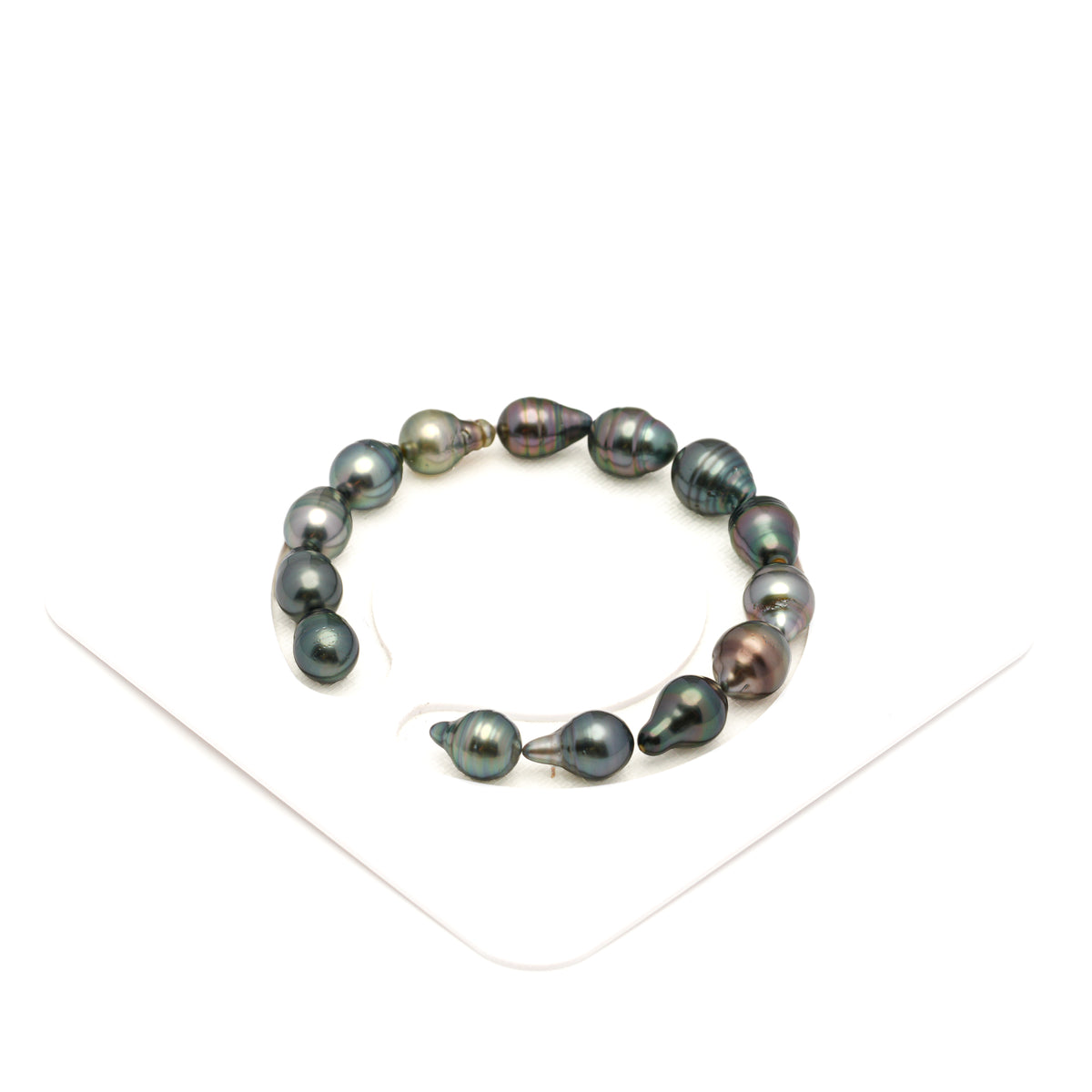 14pcs Multicolor 8-10mm - CL AA/AAA Quality Tahitian Pearl Bracelet BR2562 LP5 LP5