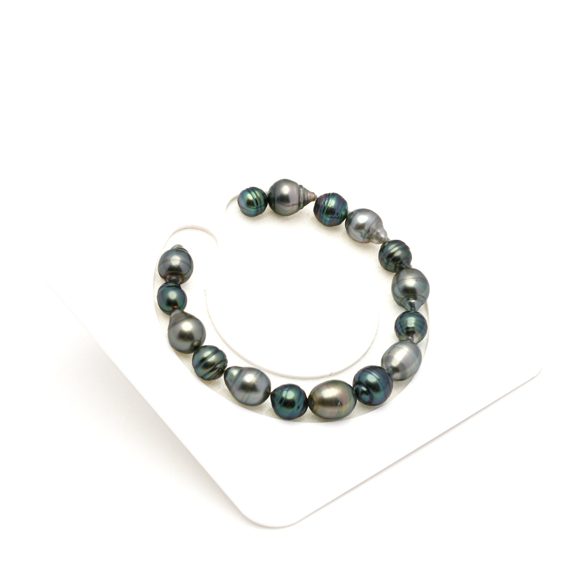 16pcs Light 7-10mm - CL AA/AAA Quality Tahitian Pearl Bracelet BR2560 LP5