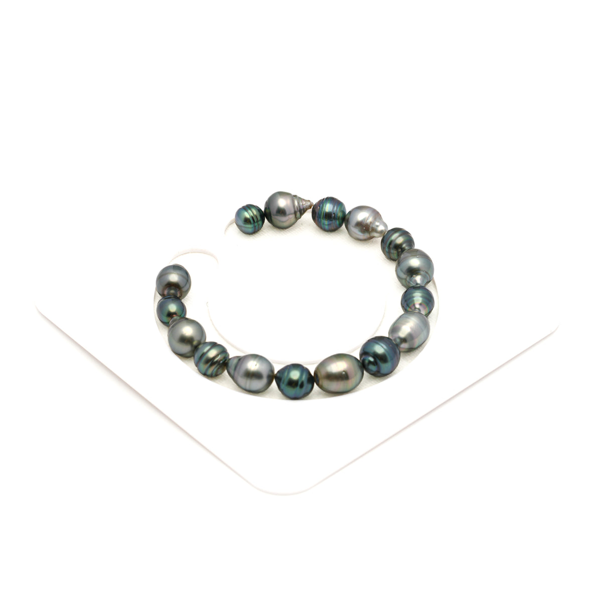 16pcs Light 7-10mm - CL AA/AAA Quality Tahitian Pearl Bracelet BR2560 LP5