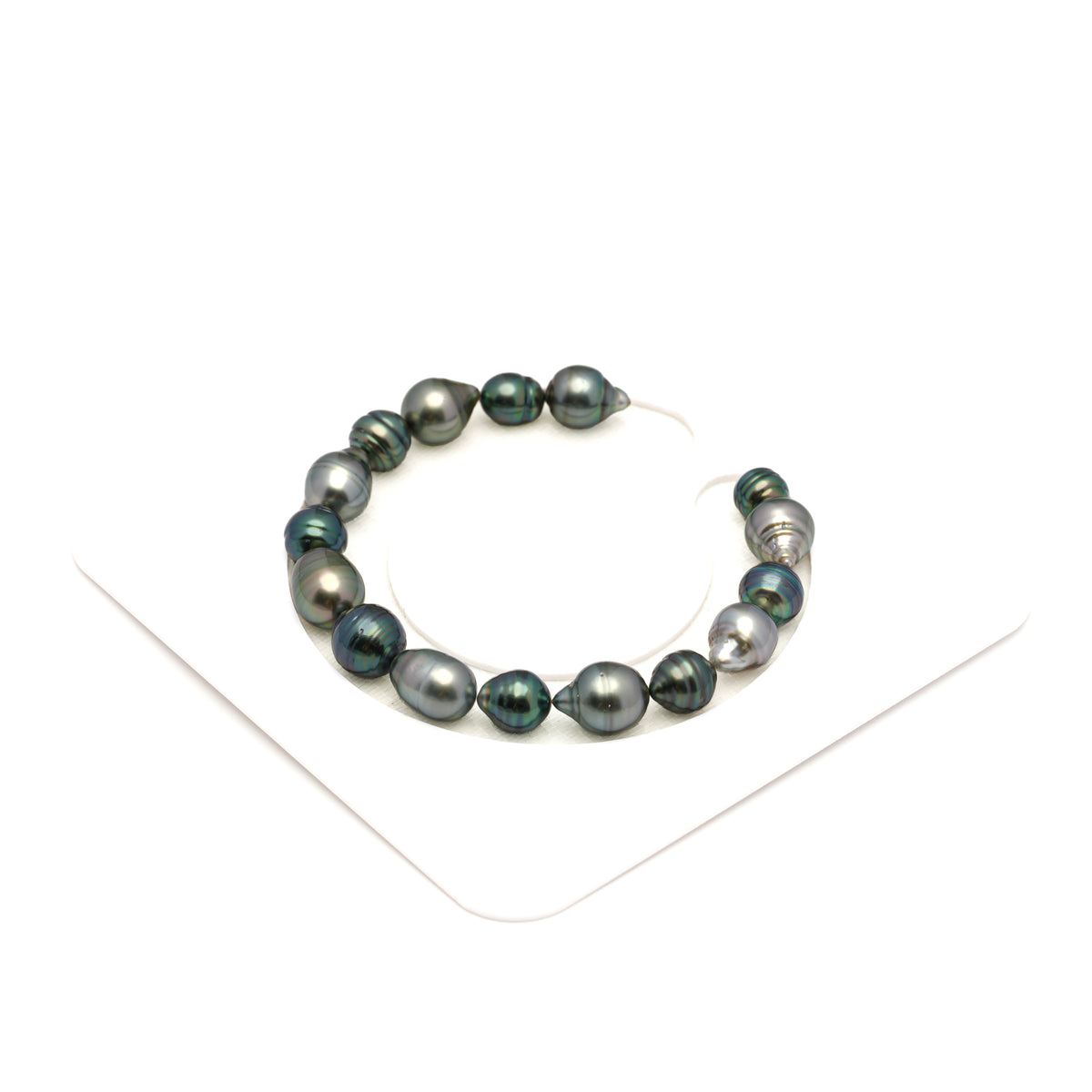 16pcs Light 7-10mm - CL AA/AAA Quality Tahitian Pearl Bracelet BR2560 LP5