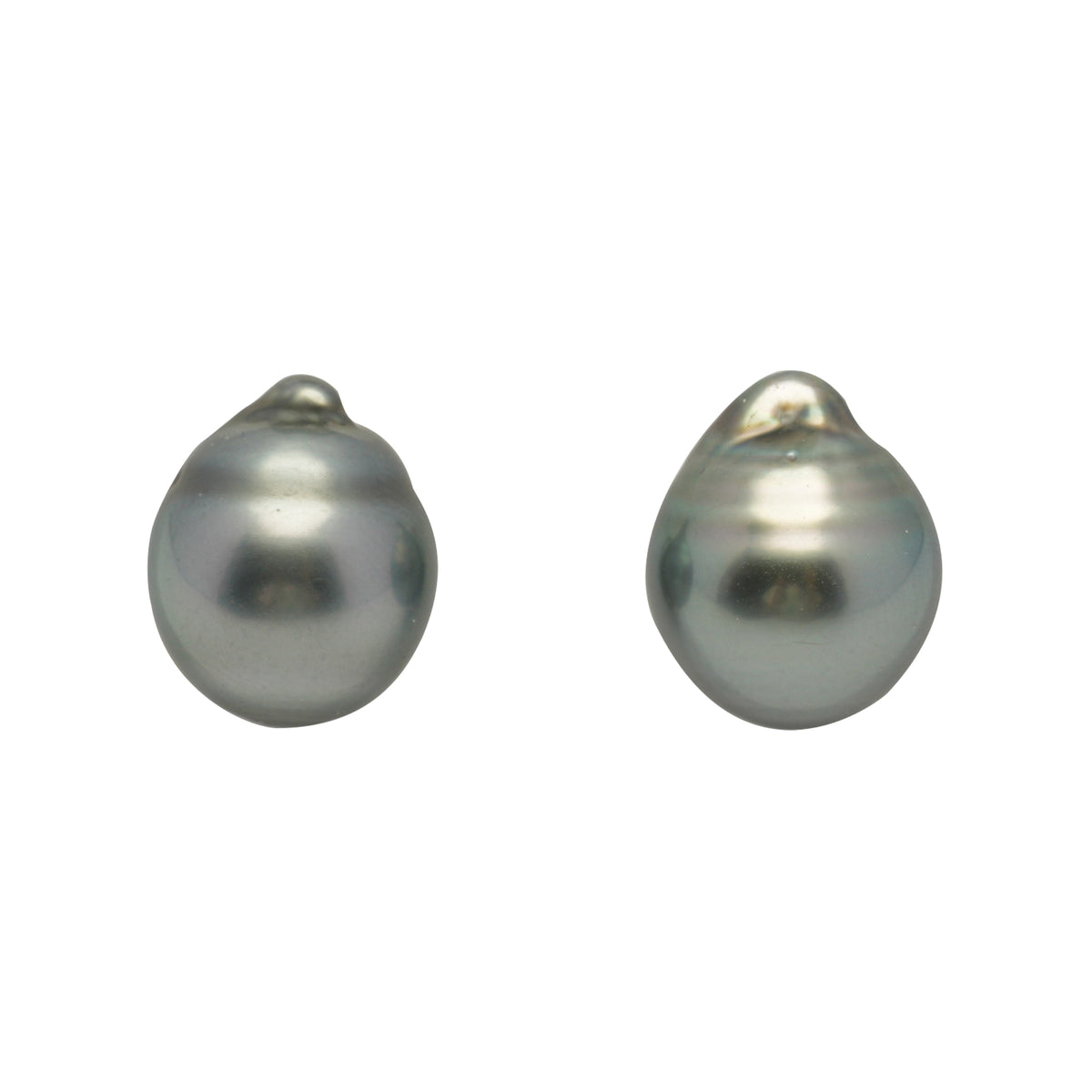 2pcs Gray 11.8-12mm - SB AAA Quality Tahitian Pearl Pair ER1993 LP5