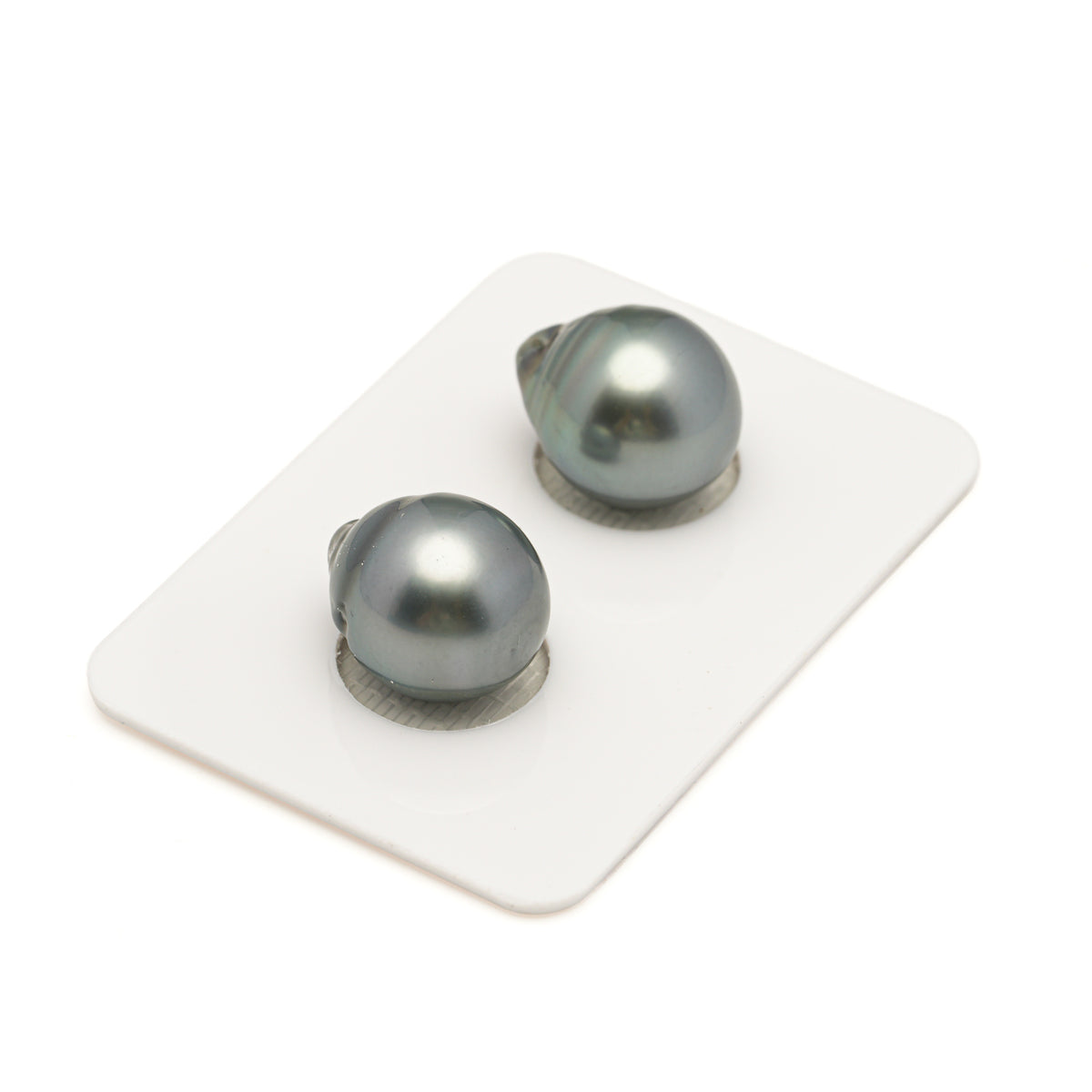 2pcs Gray 11.8-12mm - SB AAA Quality Tahitian Pearl Pair ER1993 LP5