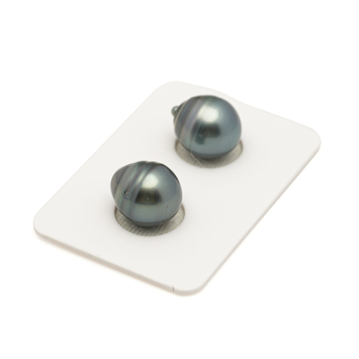 2pcs Blue 11.3-11.5mm - SB AAA Quality Tahitian Pearl Pair ER1990 LP5