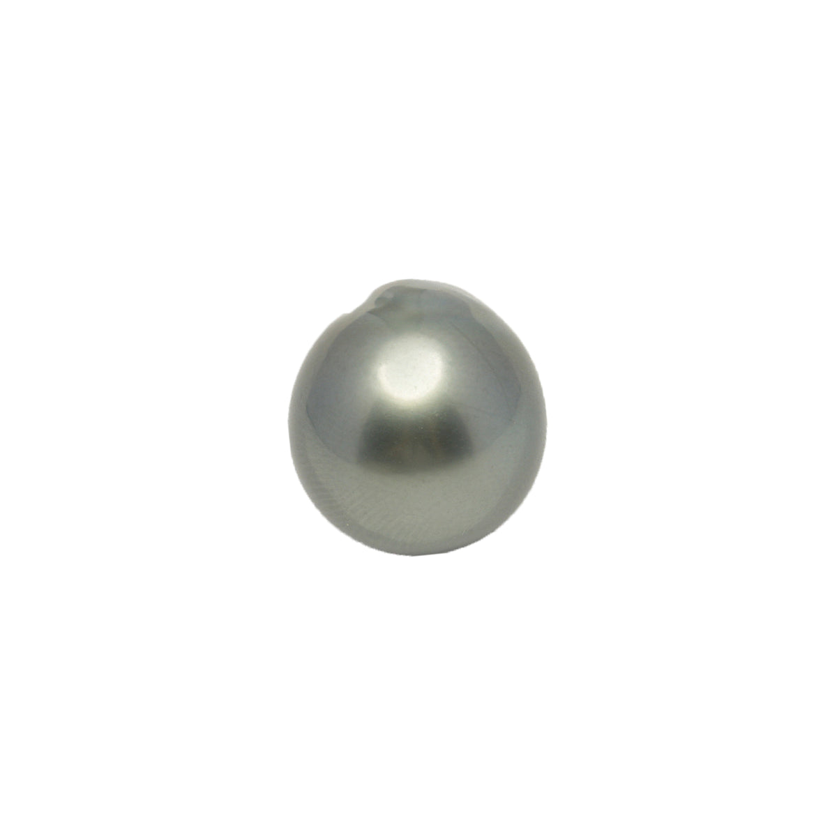 1pcs "Mid Luster" Olive Green 13.6mm - SB TOP/AAA Quality Tahitian Pearl Single LP2608 LP5