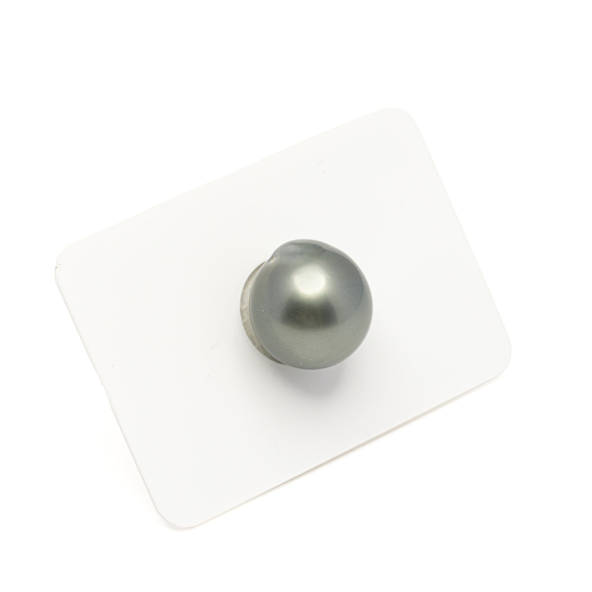 1pcs "Mid Luster" Olive Green 13.6mm - SB TOP/AAA Quality Tahitian Pearl Single LP2608 LP5