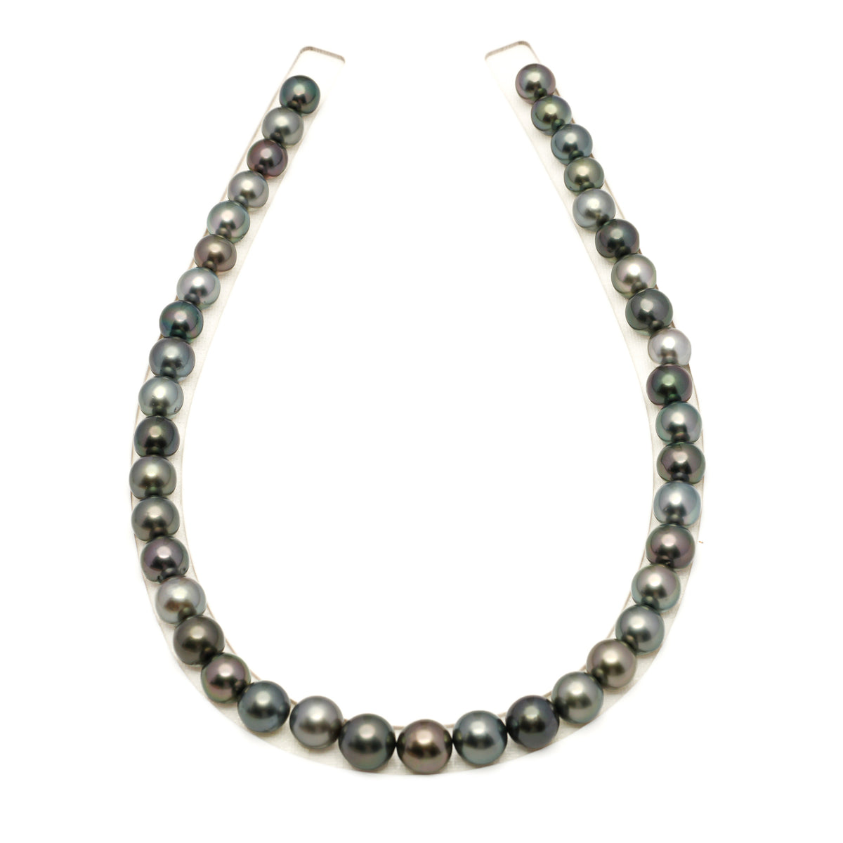 41pcs Multicolor 9-11mm - SR/NR AAA/AA Quality Tahitian Pearl Necklace NL1804 LP5