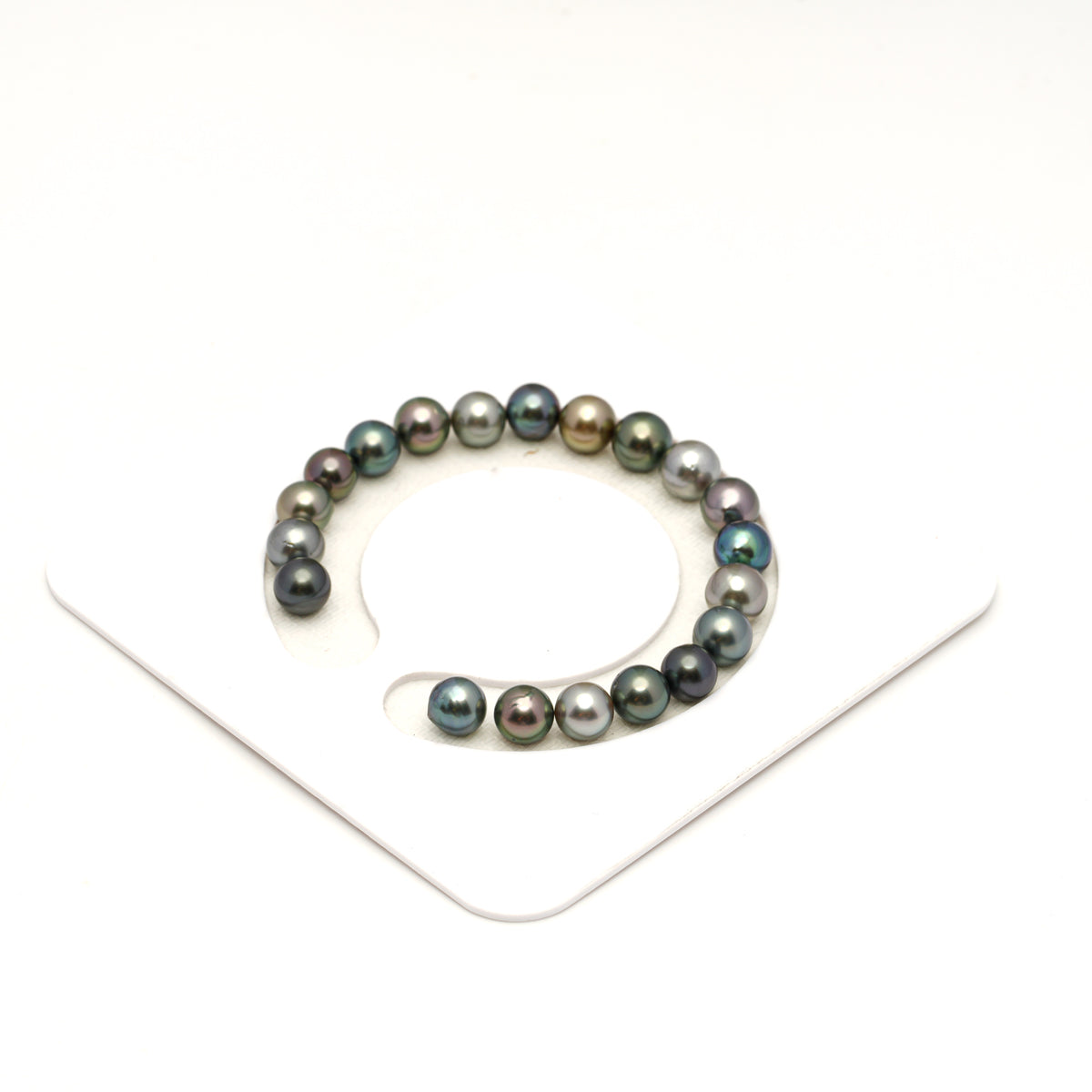 20pcs Multicolor 8mm - SR/NR AAA/AA Quality Tahitian Pearl Bracelet BR2553 LP5