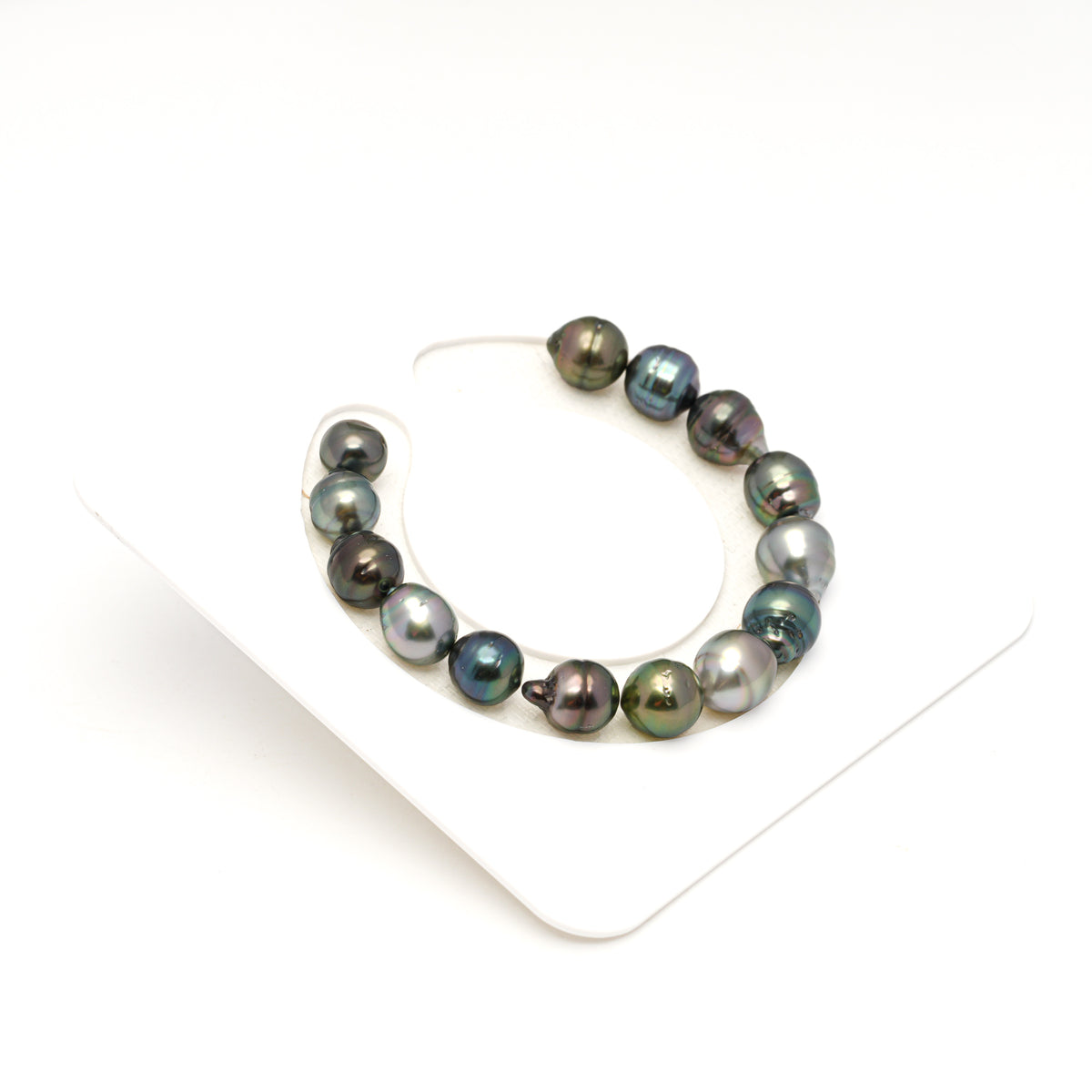 14pcs Multicolor 9-10mm - SB/CL AAA/AA Quality Tahitian Pearl Bracelet BR2538 LP5