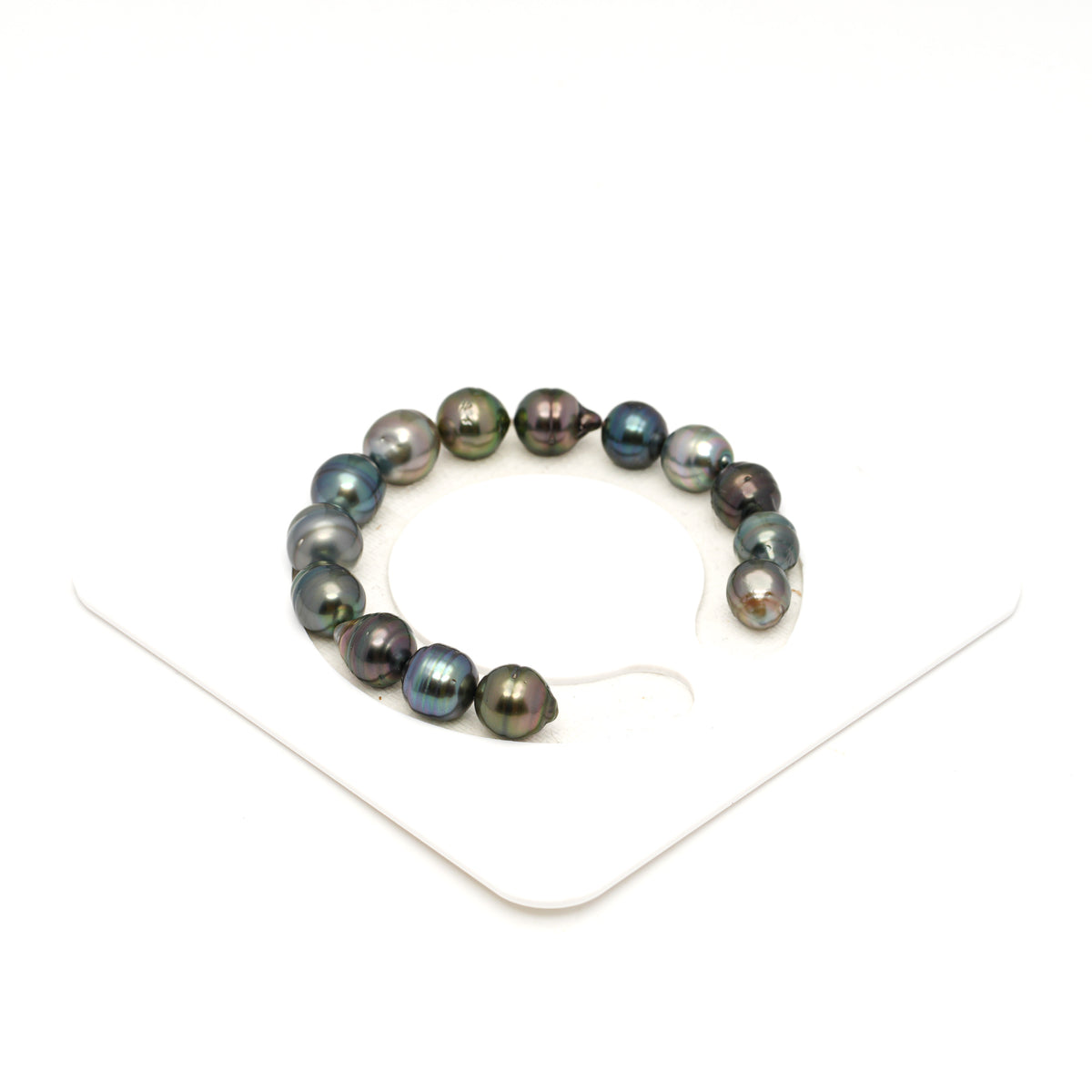 14pcs Multicolor 9-10mm - SB/CL AAA/AA Quality Tahitian Pearl Bracelet BR2538 LP5