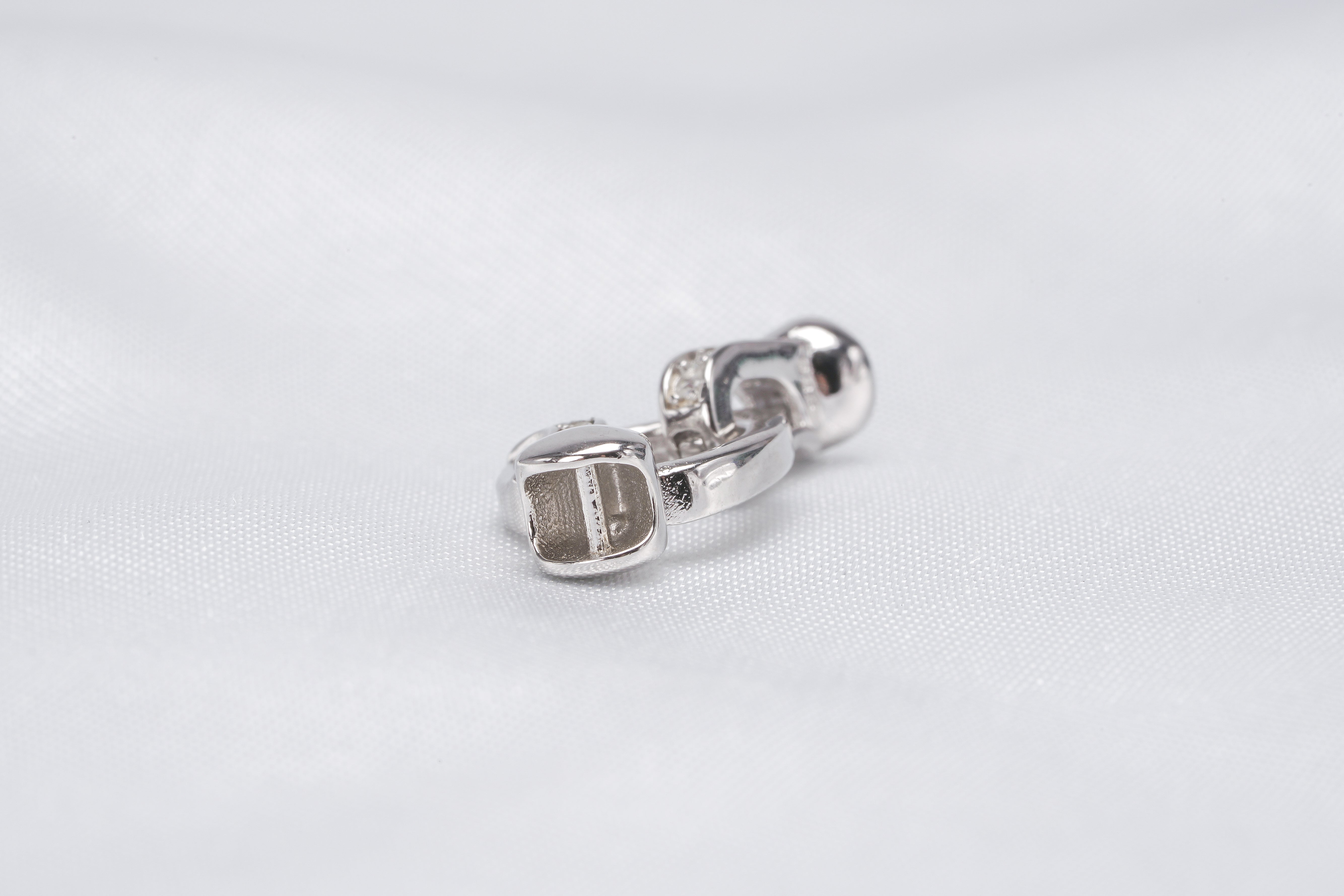 CZ stone Silver Claps for Bracelet/Necklace Limited - Loose Pearl jewelry wholesale
