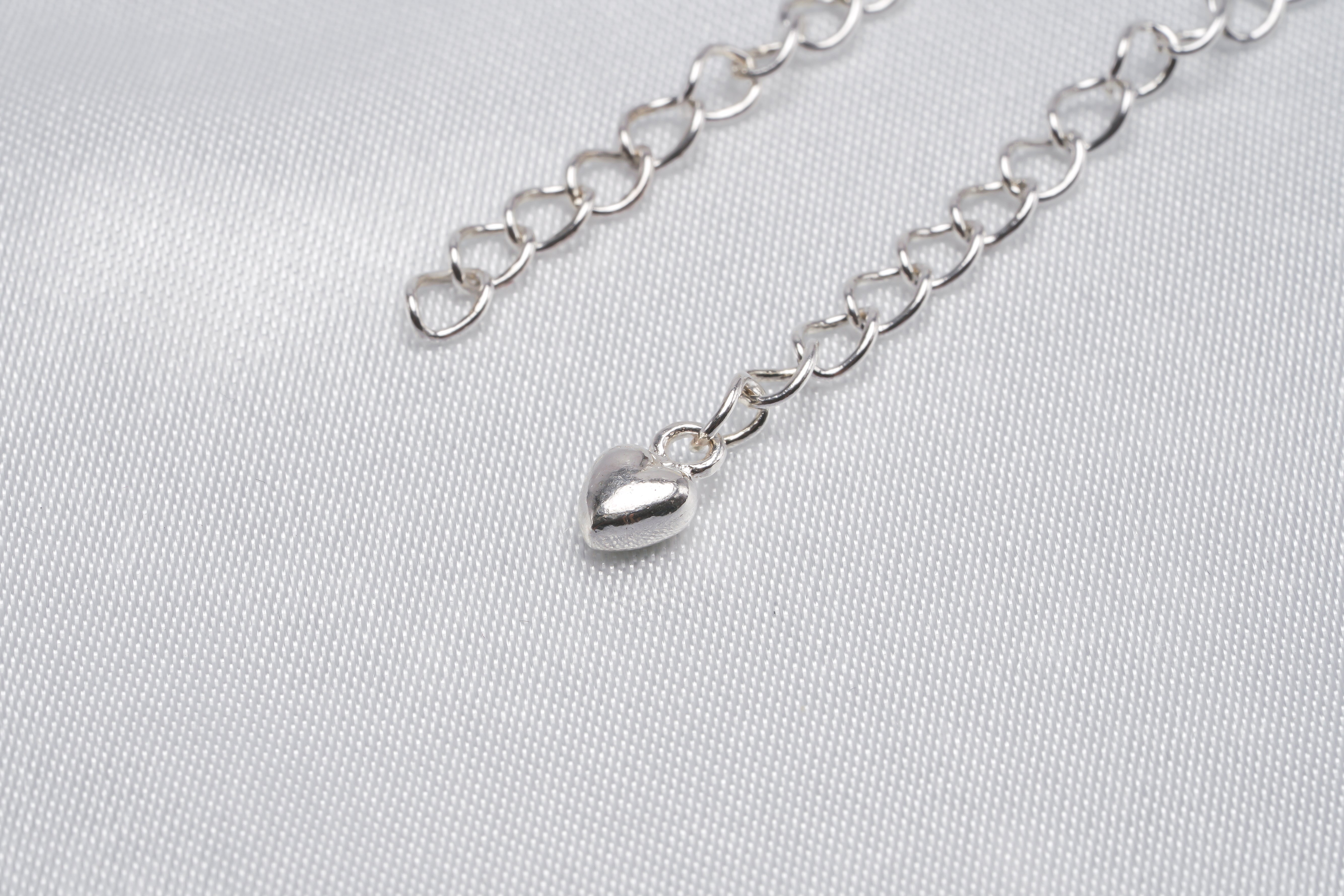 5pcs Heart shape Extender Findings - Loose Pearl jewelry wholesale