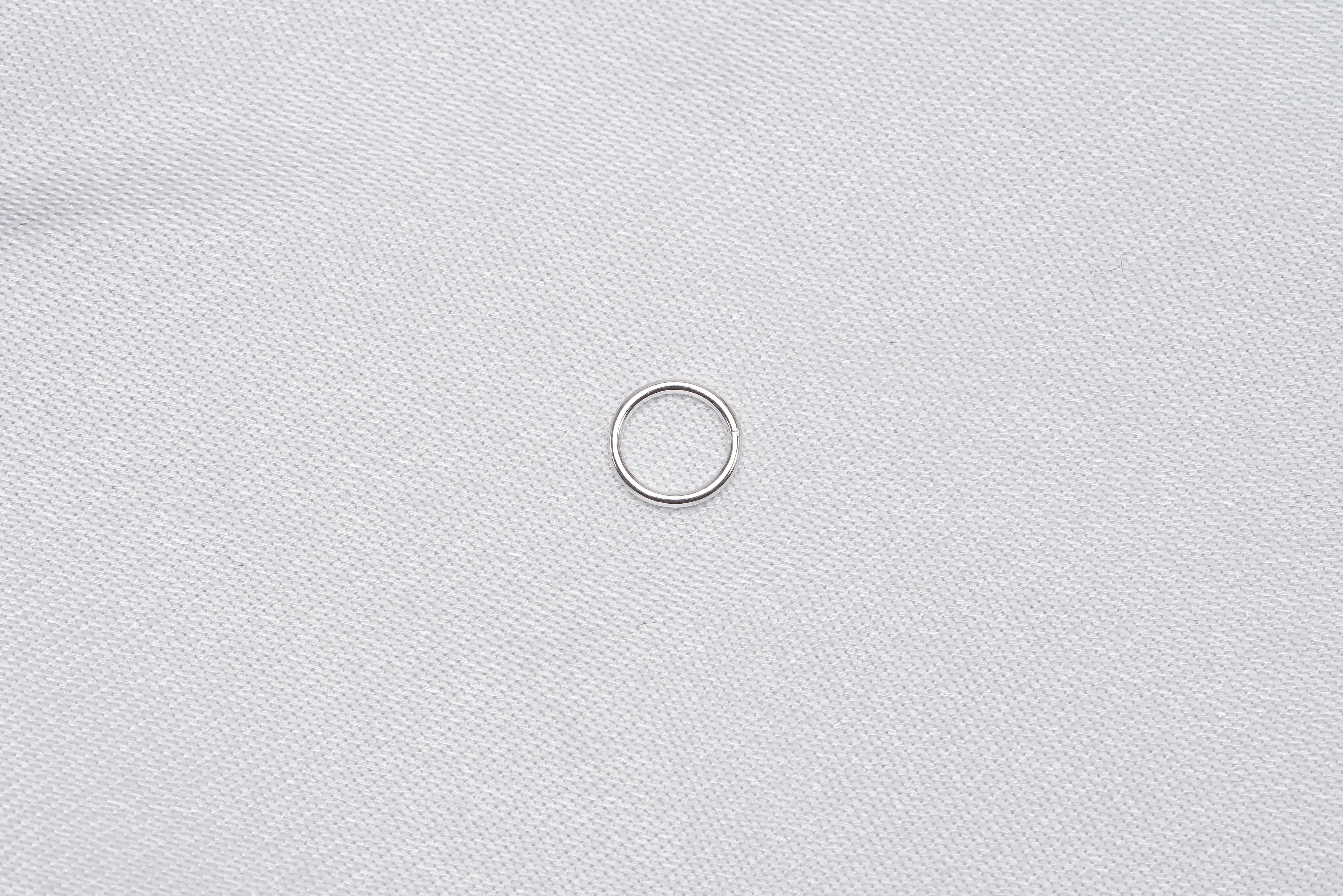 Individual 925 Silver closed jump ring 0.7mm - Loose Pearl jewelry wholesale