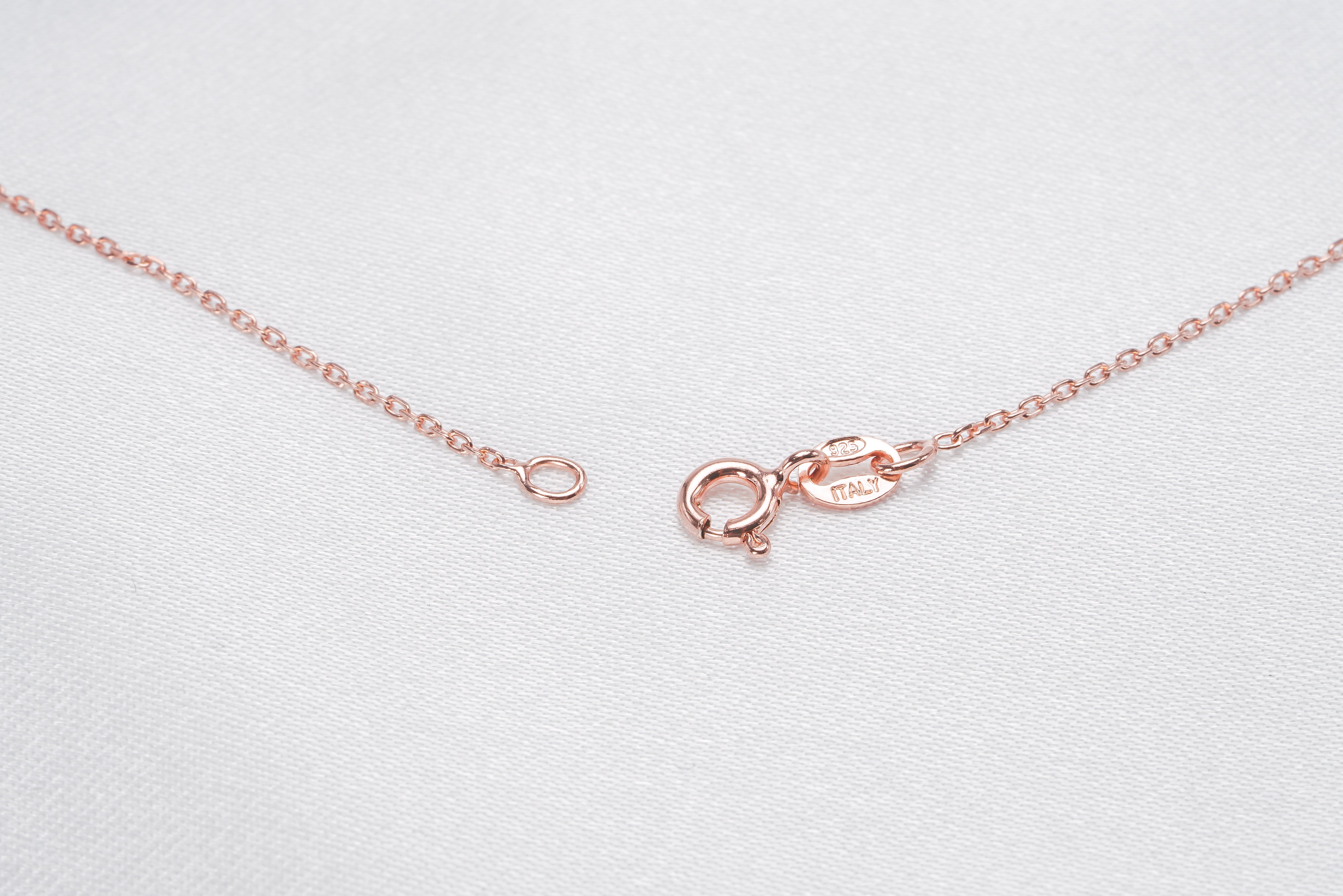 Rose Gold Cable Chain with Spring Ring Clasp - Loose Pearl jewelry wholesale