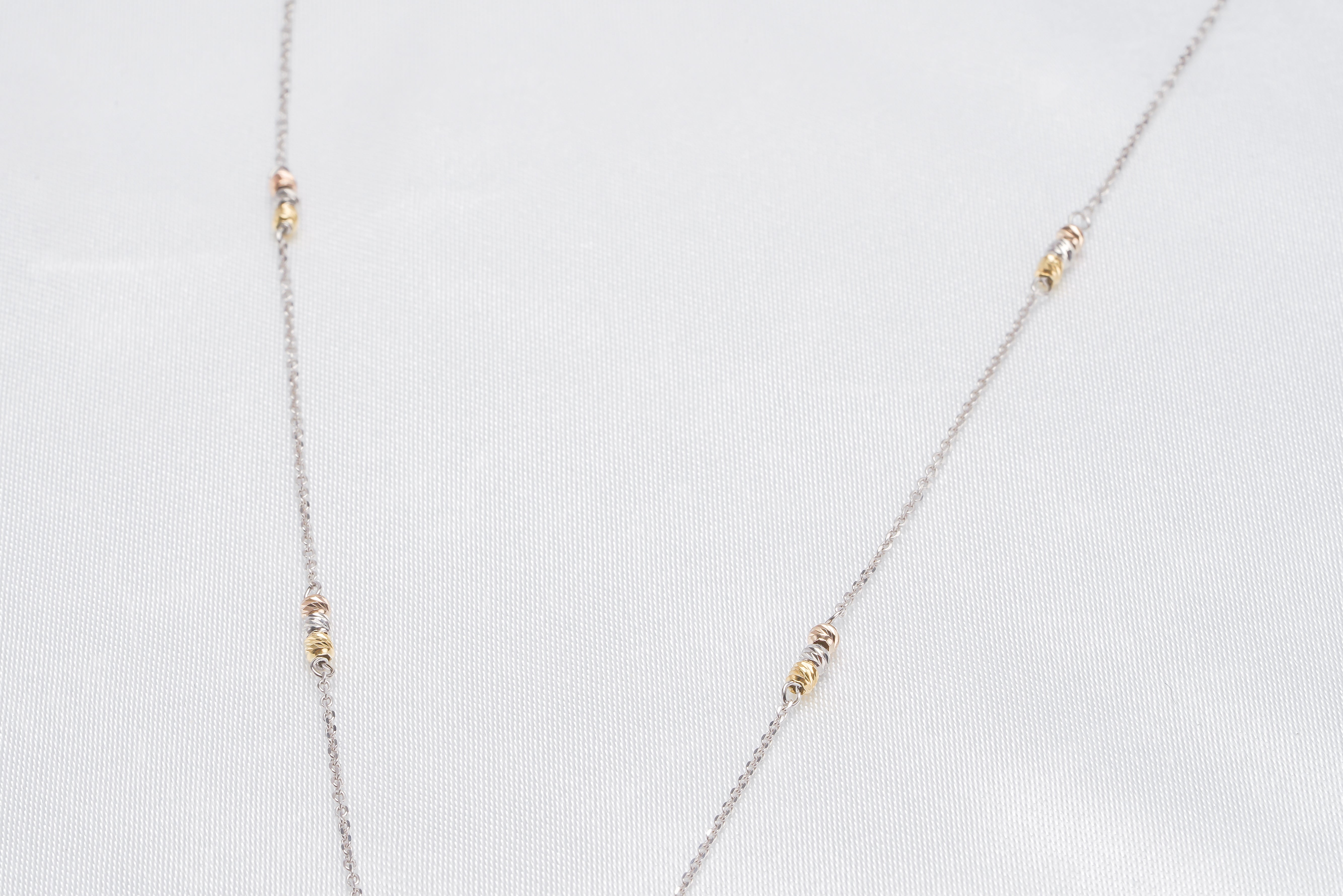 925 Silver Three tone Adjustable Necklace Chain & Pendant - Loose Pearl jewelry wholesale